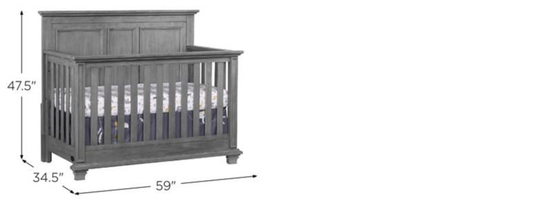 Kenilworth 4-in-1 Convertible Crib Dimensions