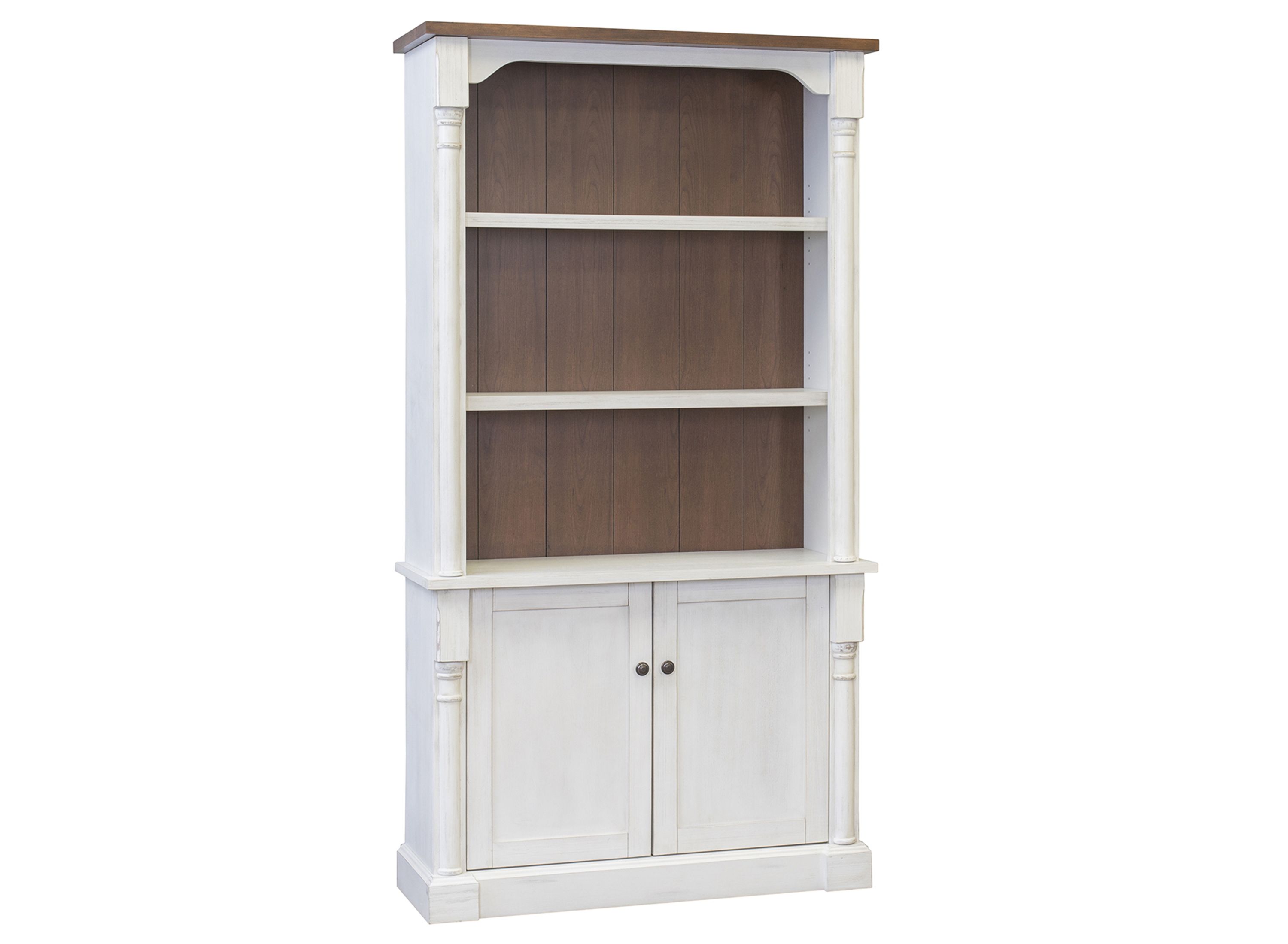 Durham Bookcase with Doors Raymour & Flanigan
