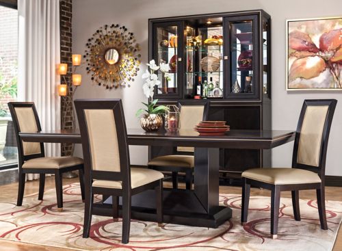 Raymour and flanigan 7 piece dining set hot sale