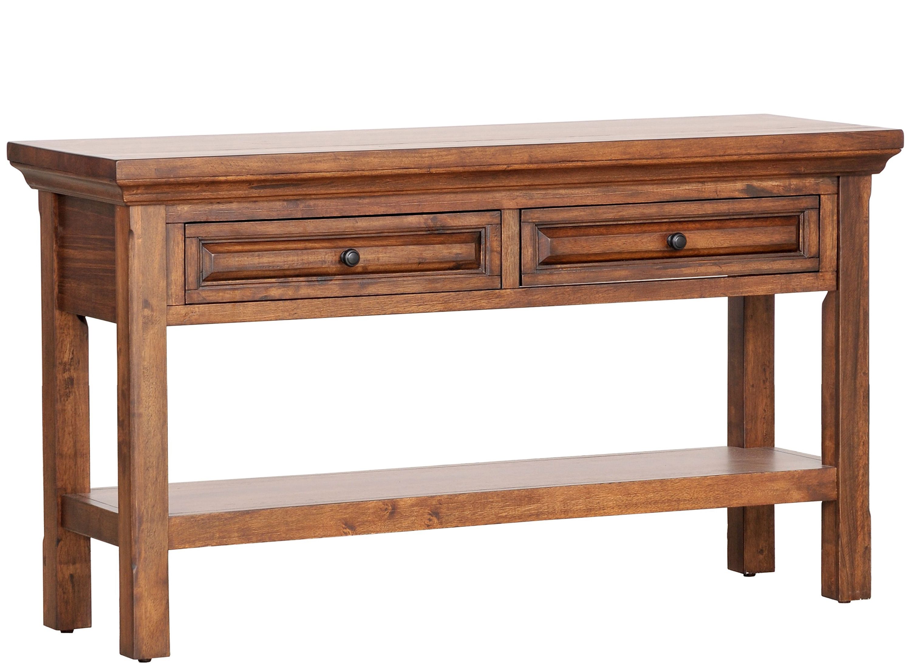 HillCrest Two Drawer Sofa Table | Raymour & Flanigan