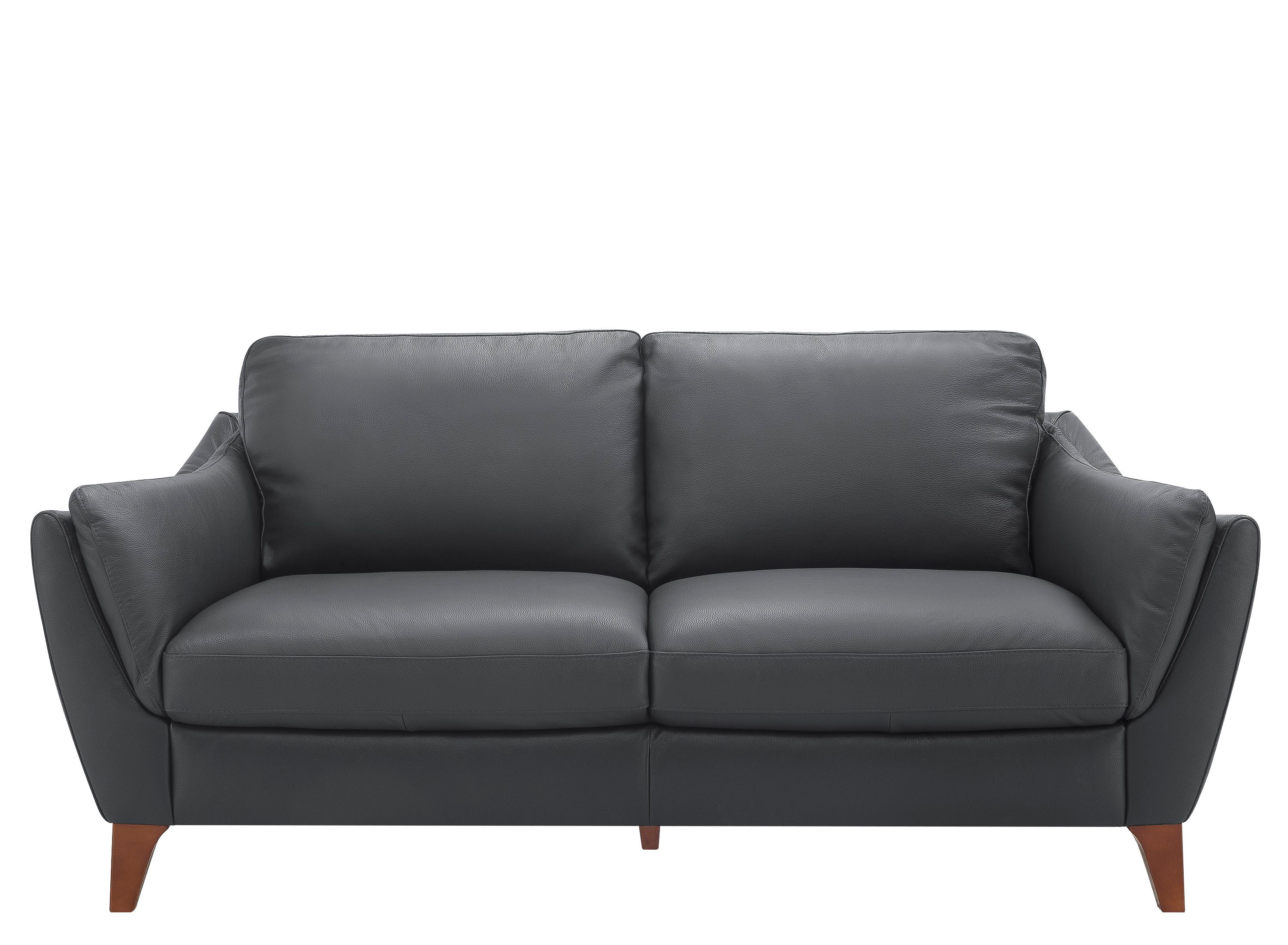 greccio leather sofa in gray by natuzzi
