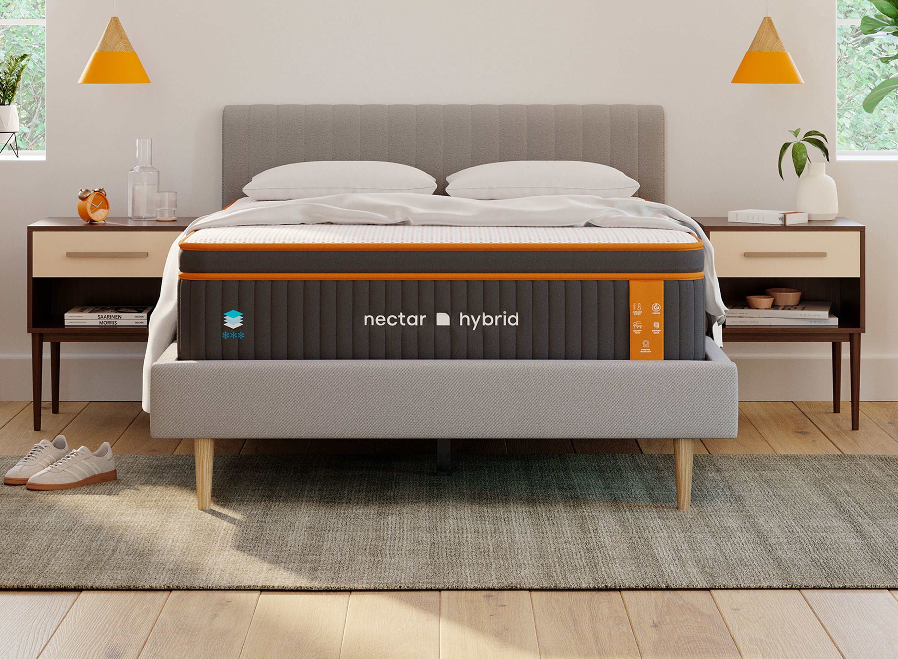 Nectar Premier Copper Hybrid MediumFirm Mattress Raymour & Flanigan