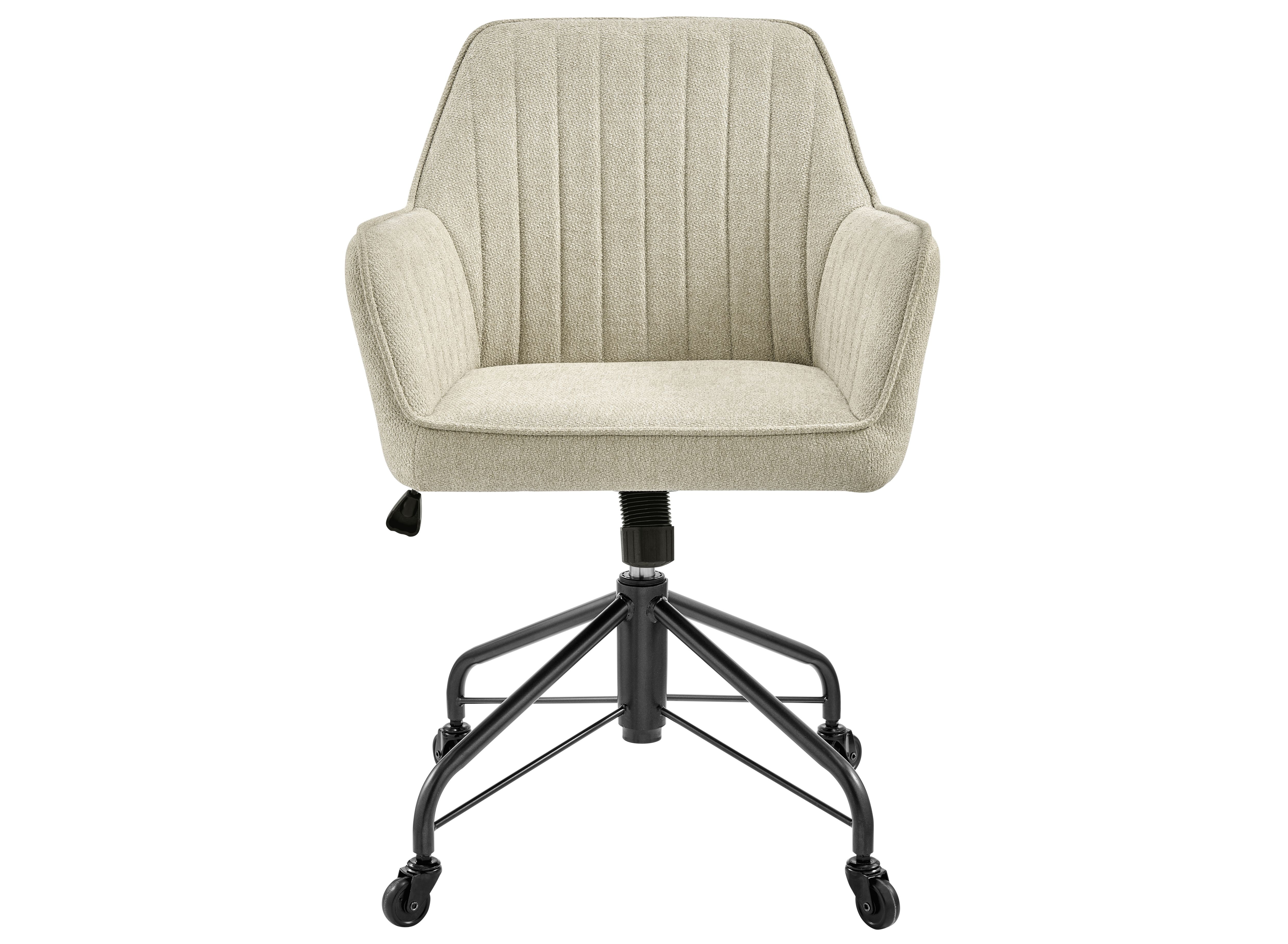 Thompson Fabric Swivel Office Arm Chair Raymour & Flanigan