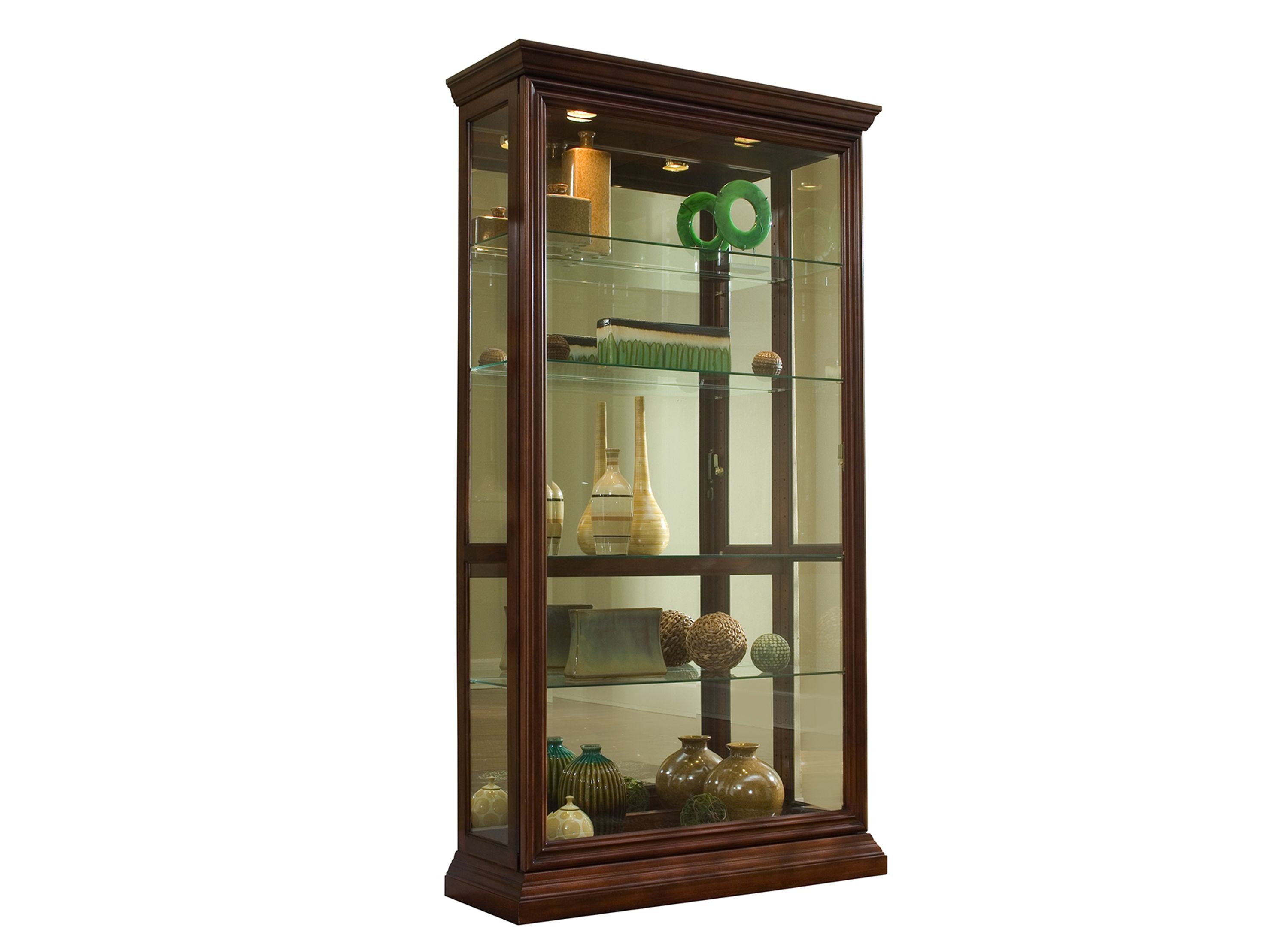 Pulaski Lighted Sliding Door Curio Raymour & Flanigan