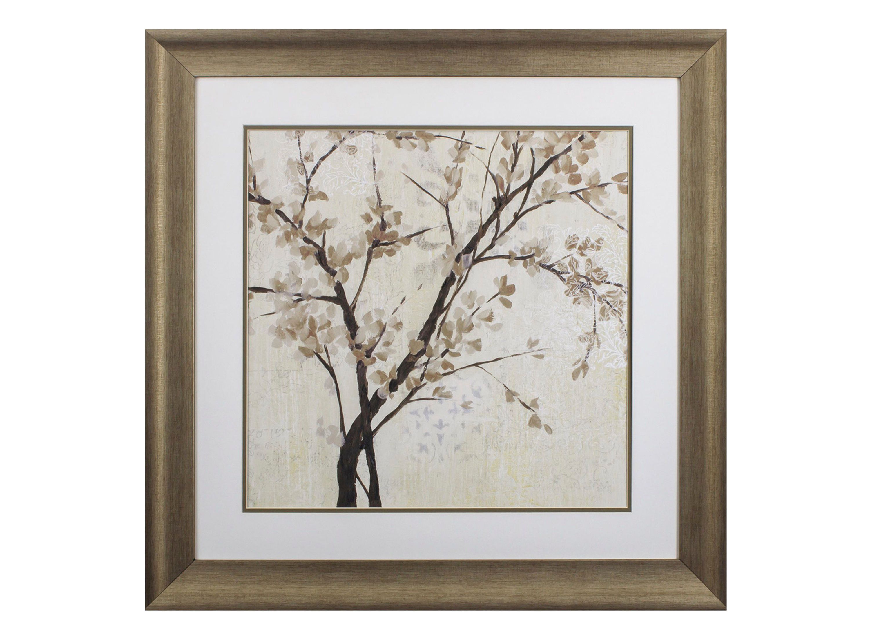 Neutral Blossoms Cream II Wall Art | Raymour & Flanigan