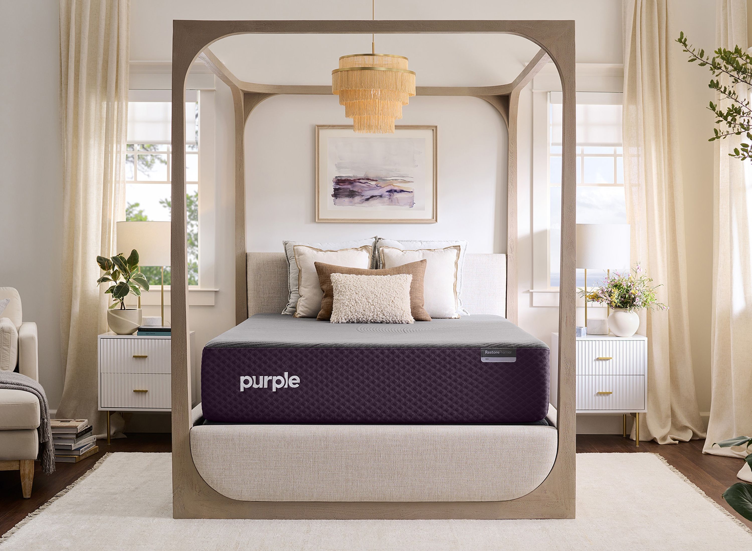 Purple RestorePremier™ Soft Hybrid Mattress Raymour & Flanigan