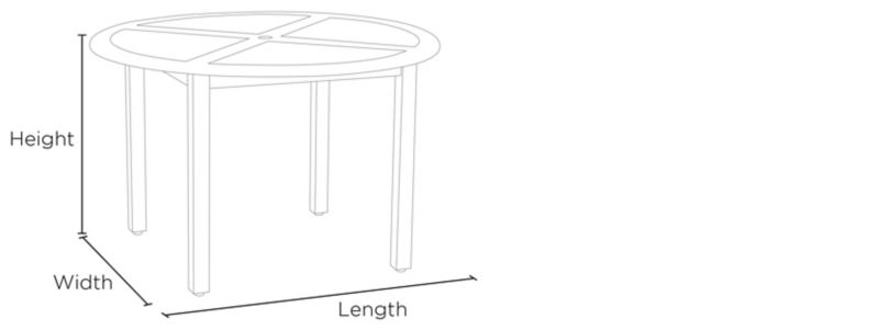 Judith Outdoor Dining Table | Raymour & Flanigan