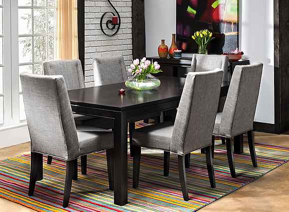 Raymour And Flanigan Outlet Dining Room Sets : Raymour Flanigan 9 Piece