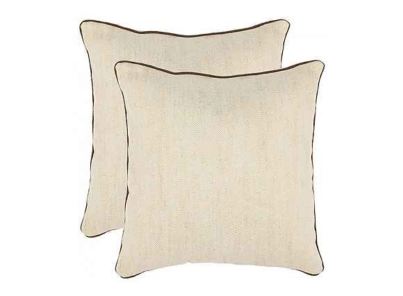 gold and ivory accent pillow