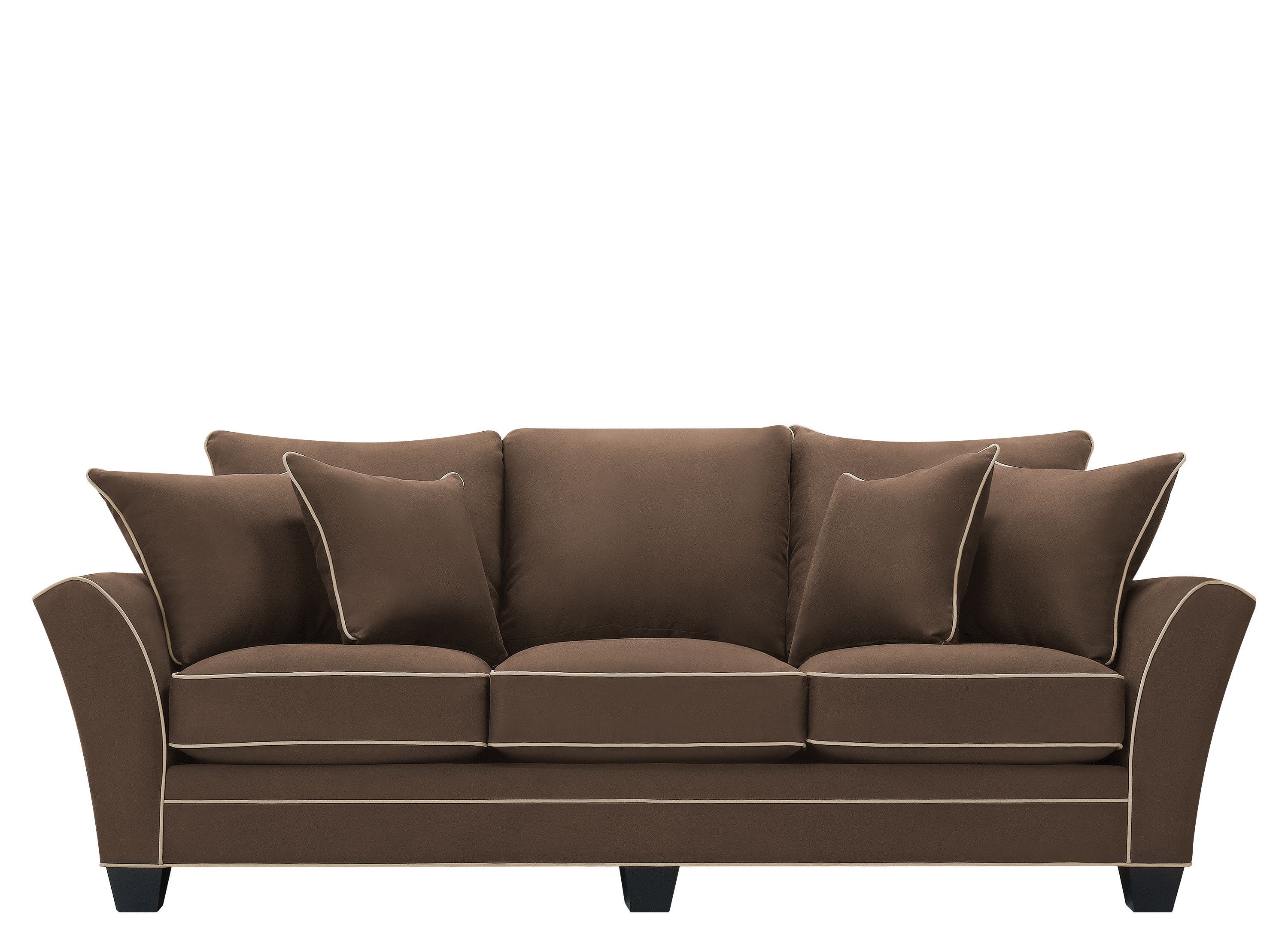 Briarwood Microfiber Sofa Suede So Soft Chocolate Khaki