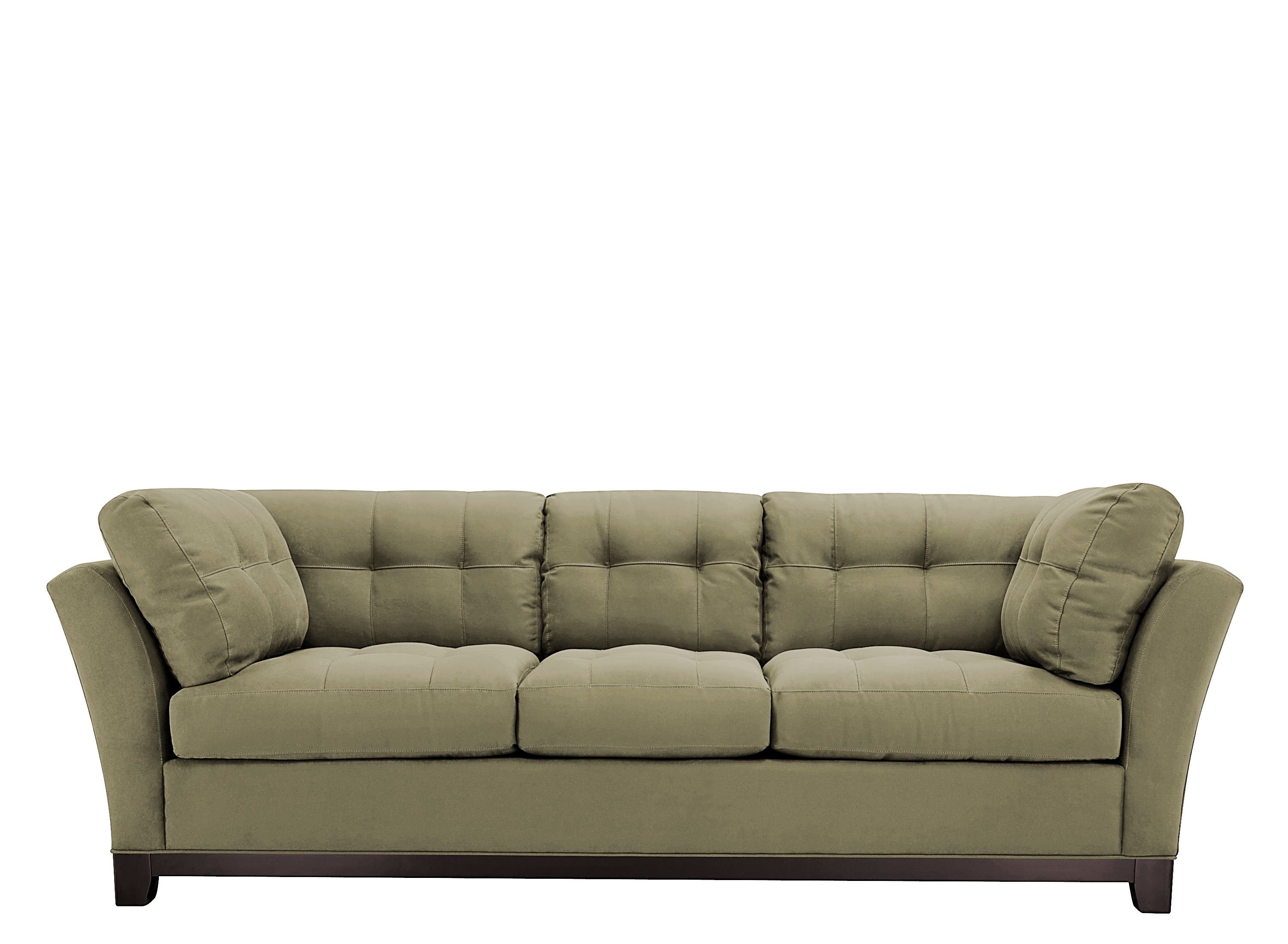Cindy Crawford Home Metropolis Microfiber Sofa Suede So Soft