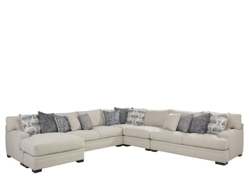 Braelyn 3 pc. Microfiber Sectional Sofa Raymour Flanigan