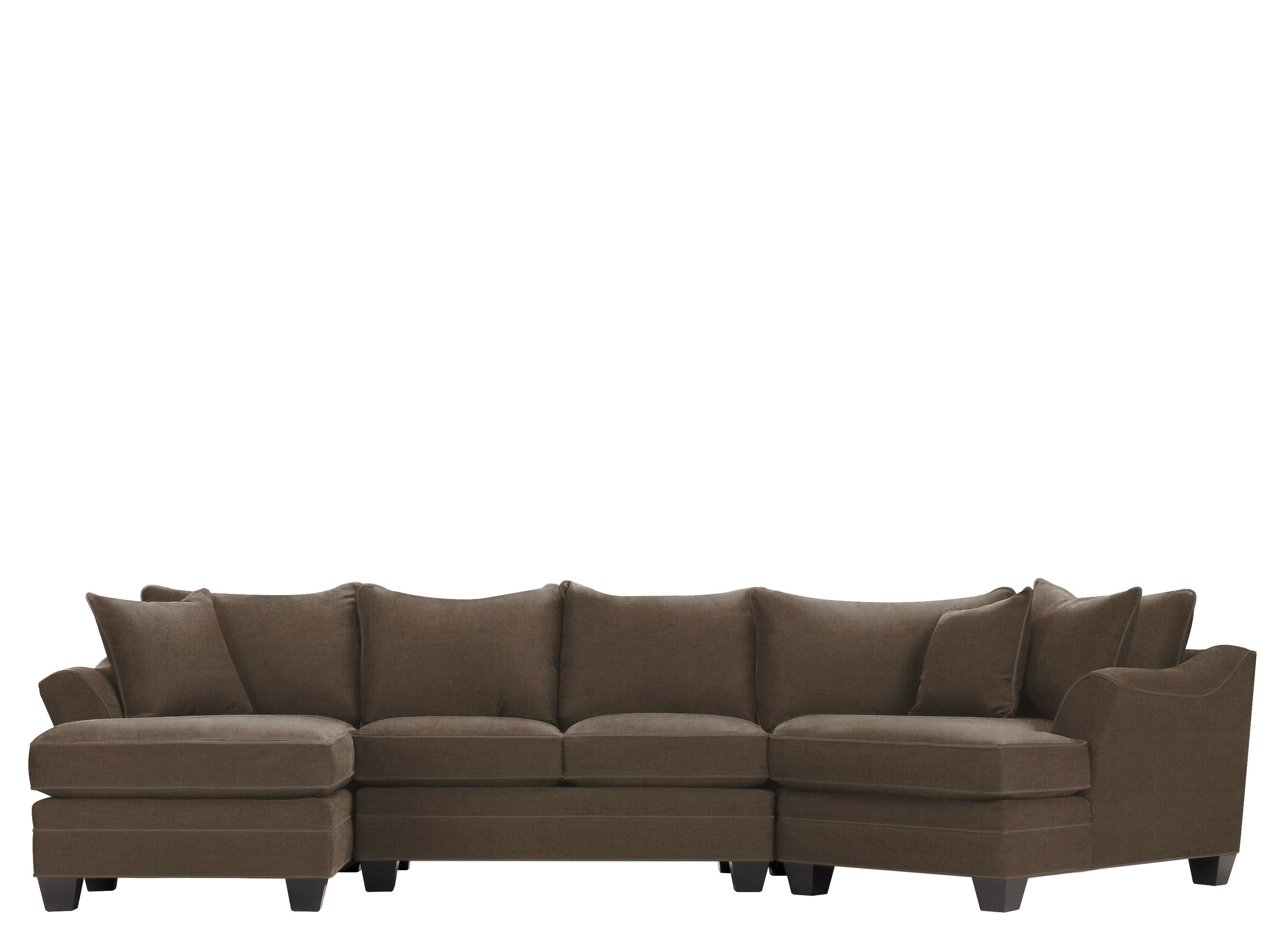 Foresthill 3pc. Left Hand Facing Microfiber Sectional Sofa Raymour