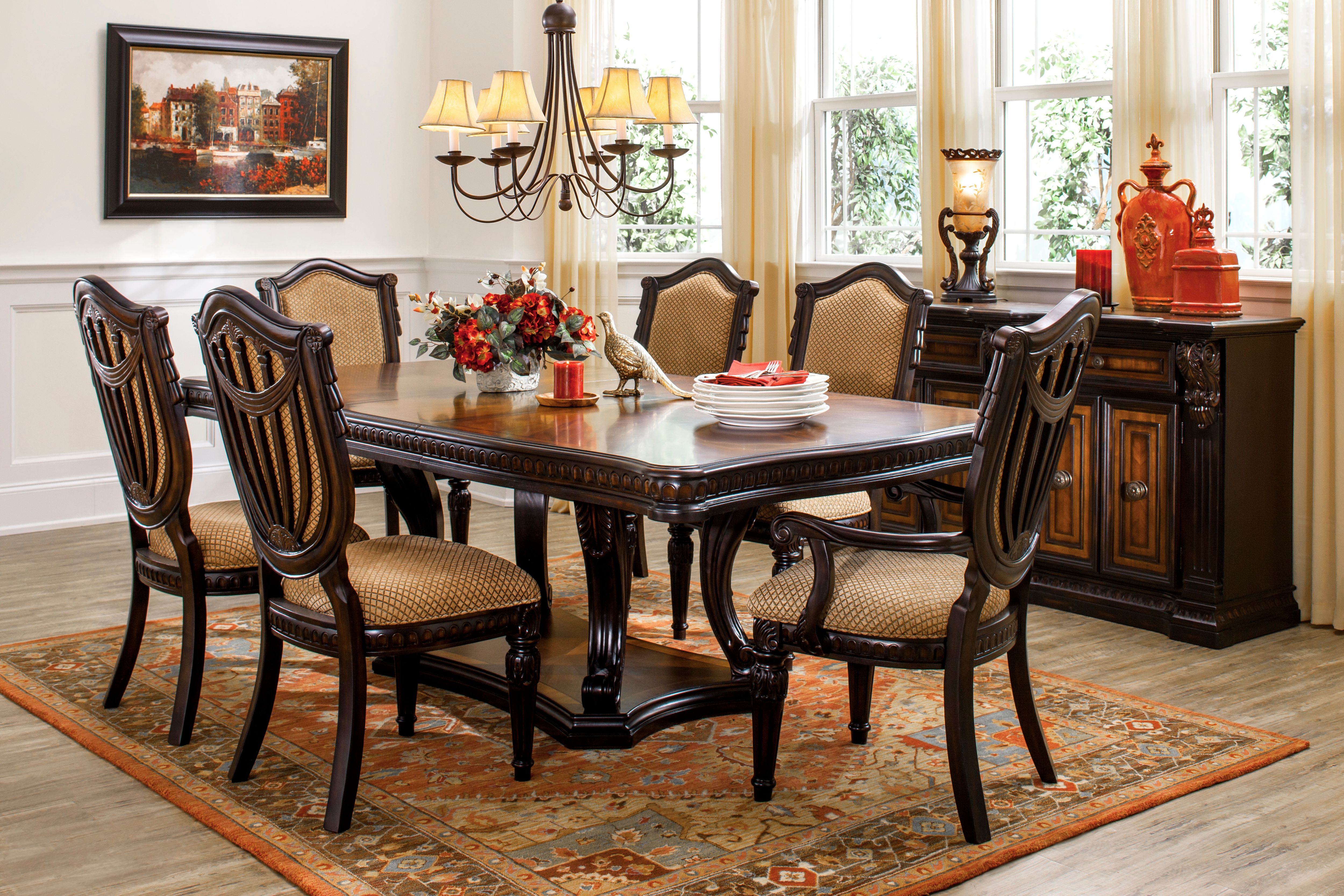 Raymour and flanigan 2025 7 piece dining set