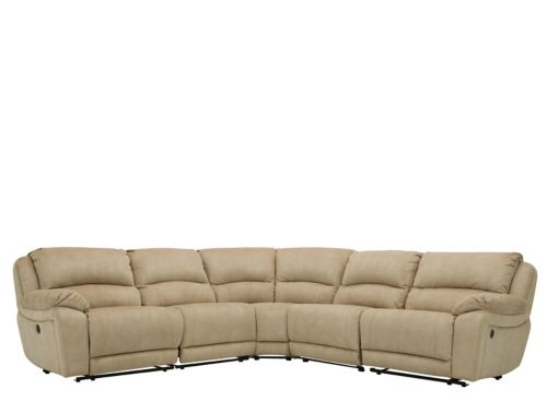 Microfiber power deals reclining sectional