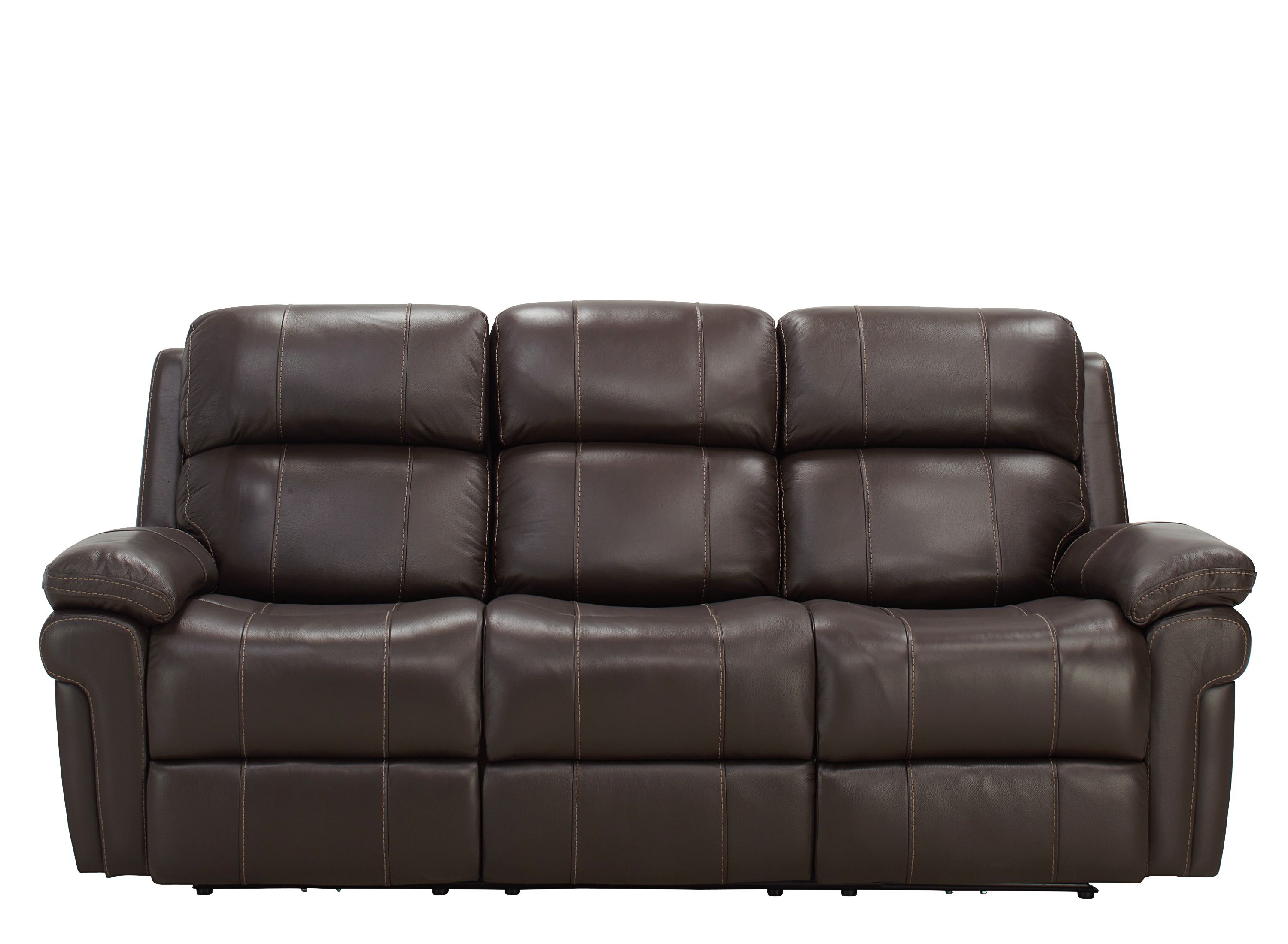 Remsen Leather Power Sofa w/ Power Headrest