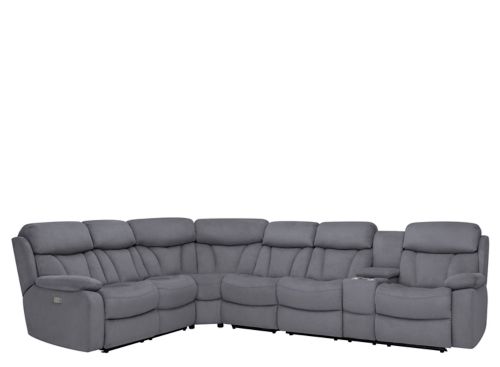 Heated best sale reclining sofa