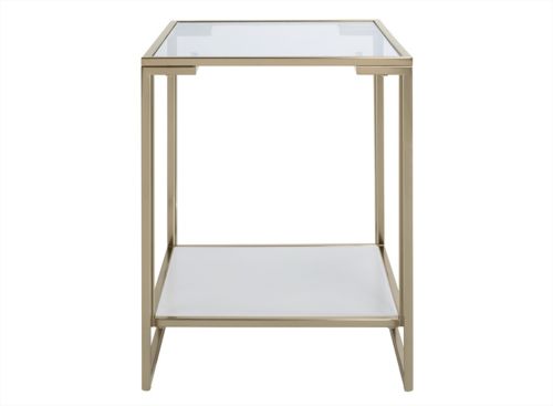 Marilyn Rectangular End Table Raymour, Rectangular Square Glass Side Table