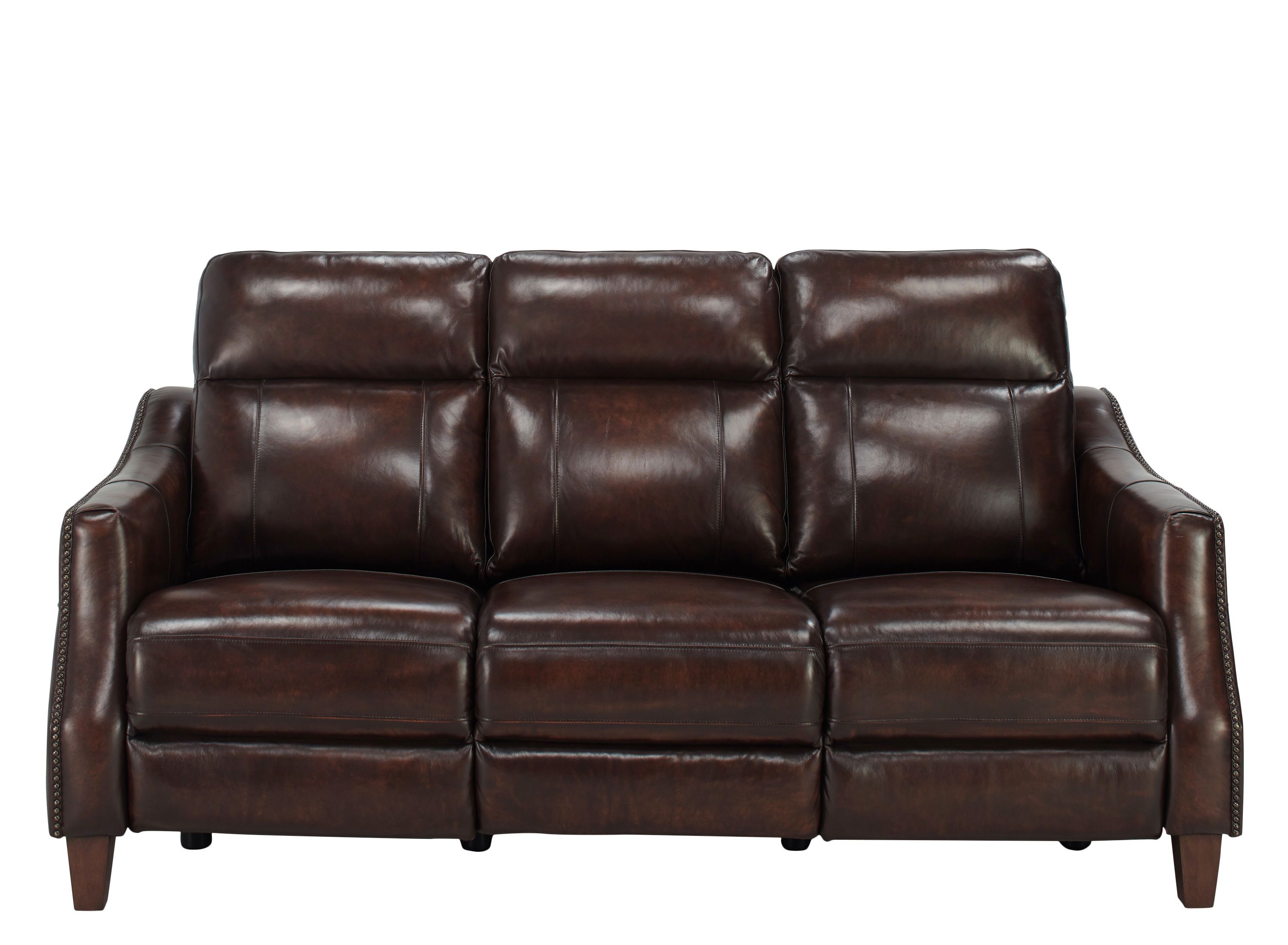 Thomas Click-Clack Convertible Sofa - Dark Brown