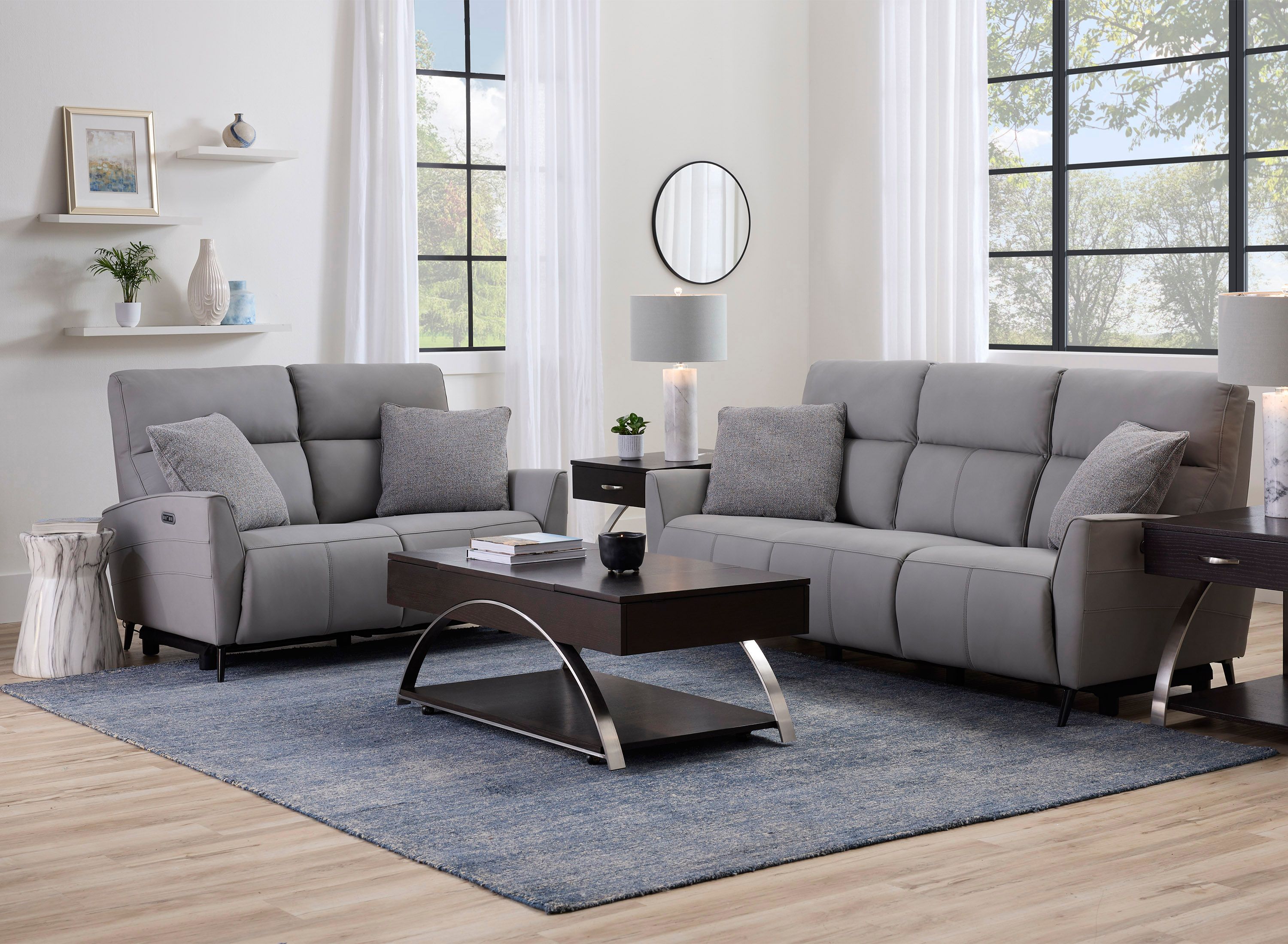 Delilah 2-pc. Power Sofa & Loveseat w/Power Headrest