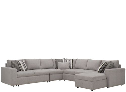 Barry 4 Pc Sectional W Pop Up Sleeper