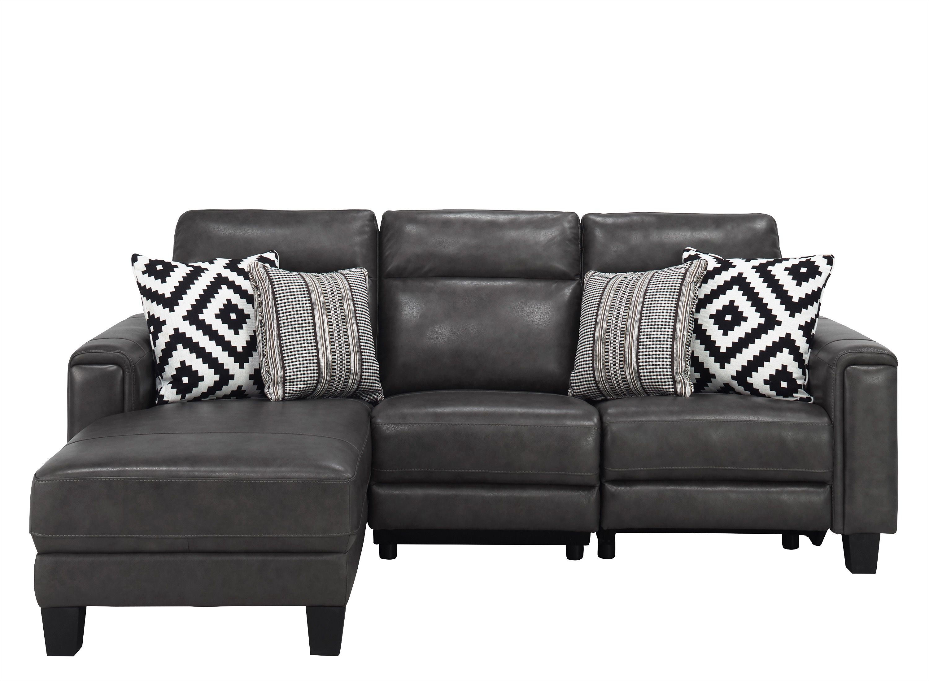 Raymour and deals flanigan leather sectional