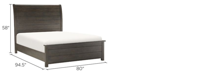 Union City Sleigh Bed Dimensions