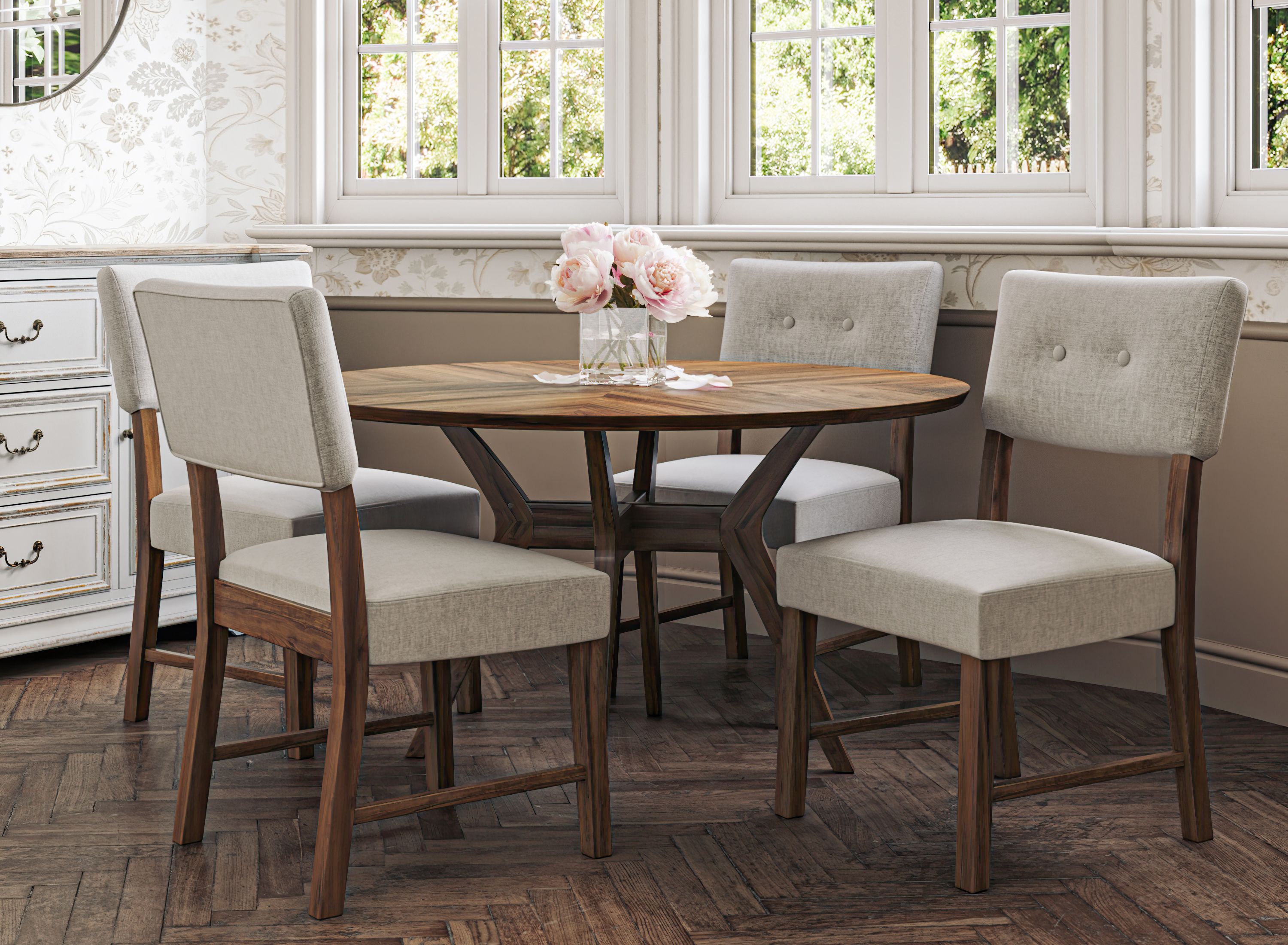 Pryce 5 store piece dining set