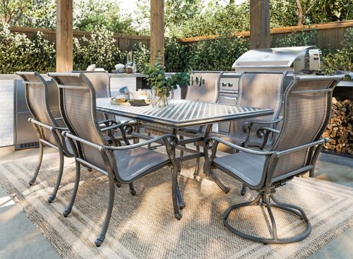 Newport 7 Pc Outdoor Dining Set Raymour Flanigan - Newport Patio Table And Chairs
