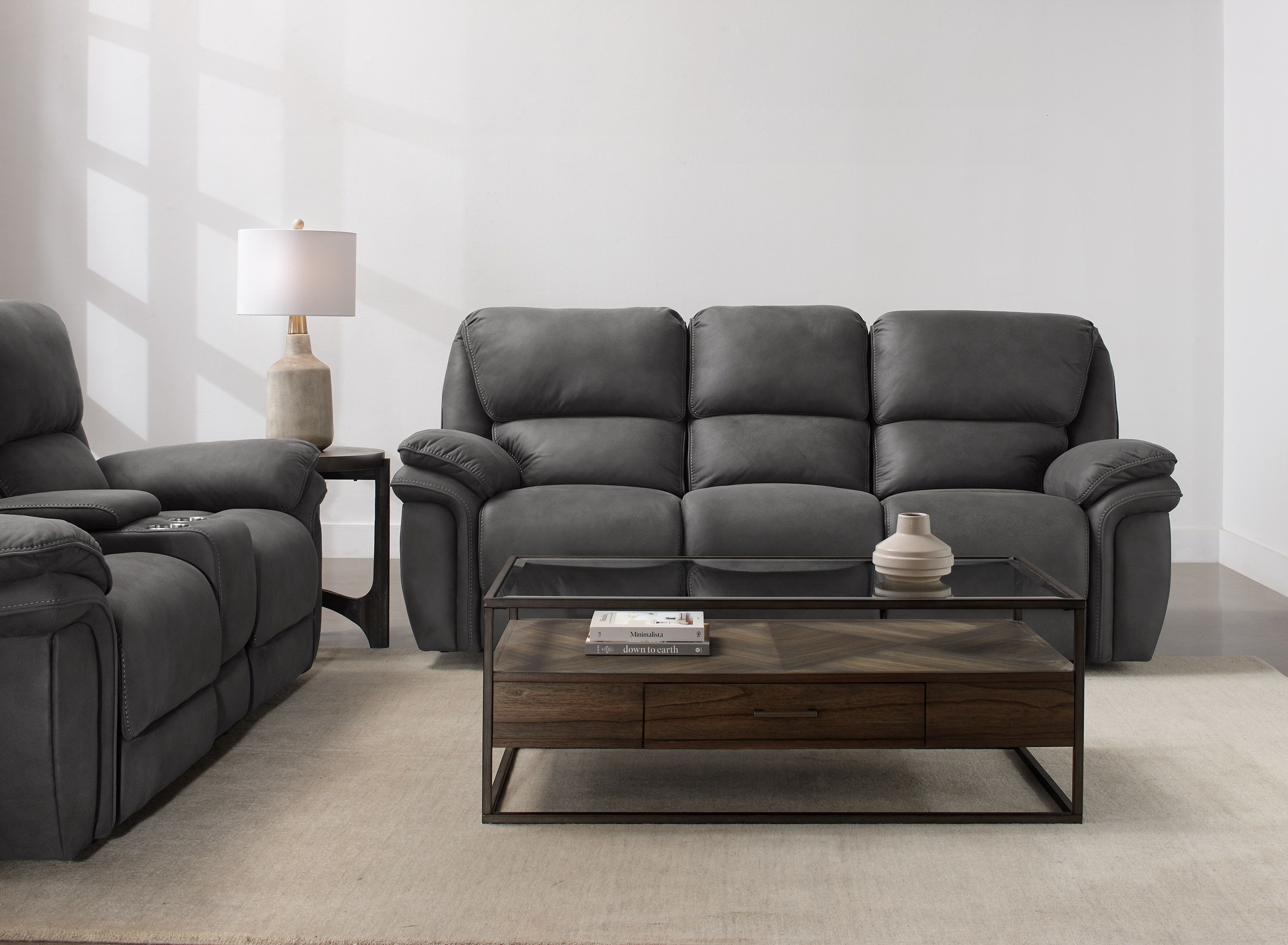 Skye microfiber power reclining sofa new arrivals