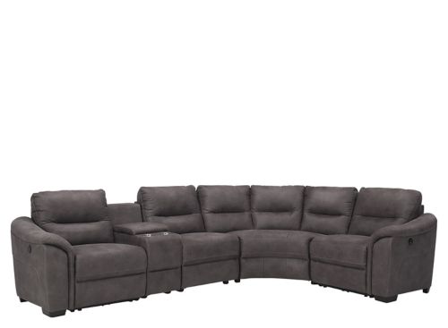 Raymour and deals flanigan leather sectionals