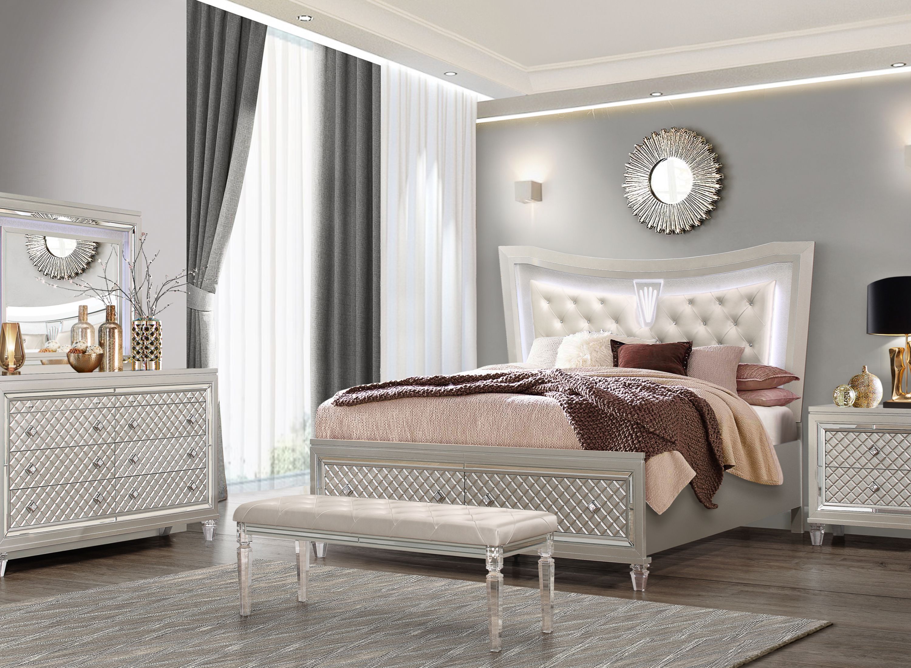 Paris 4-pc. Bedroom Set | Raymour & Flanigan
