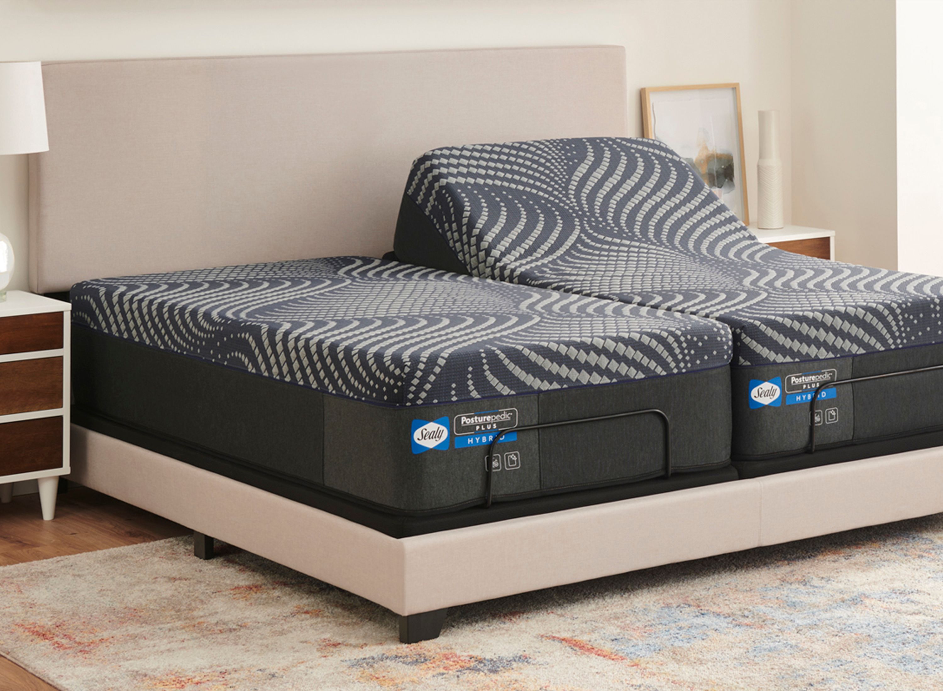 Sealy Posturepedic Plus Hybrid Brenham Soft Split Cal King Mattress