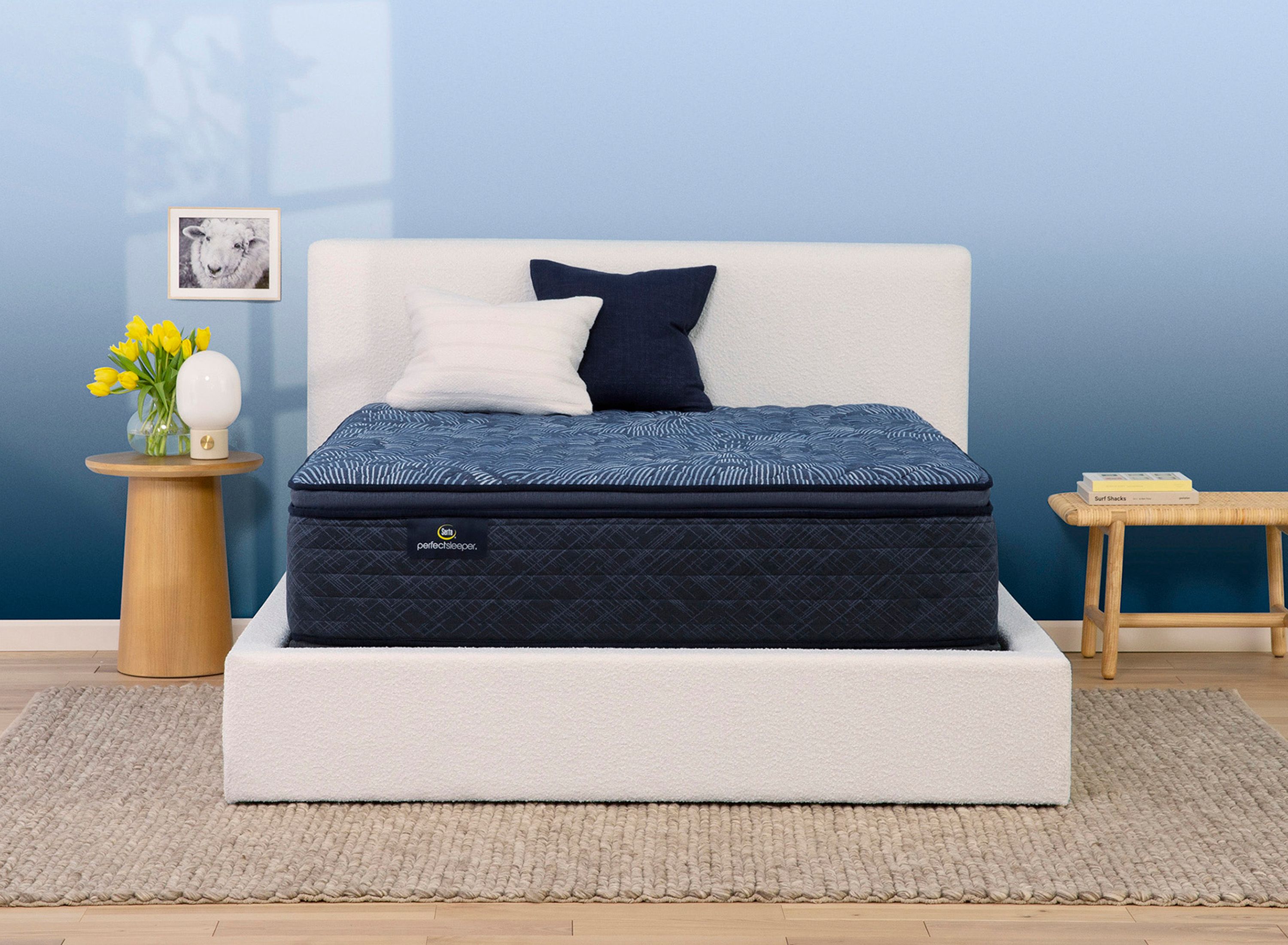 Serta Perfect Sleeper Cobalt Calm Firm Pillow Top Mattress | Raymour ...