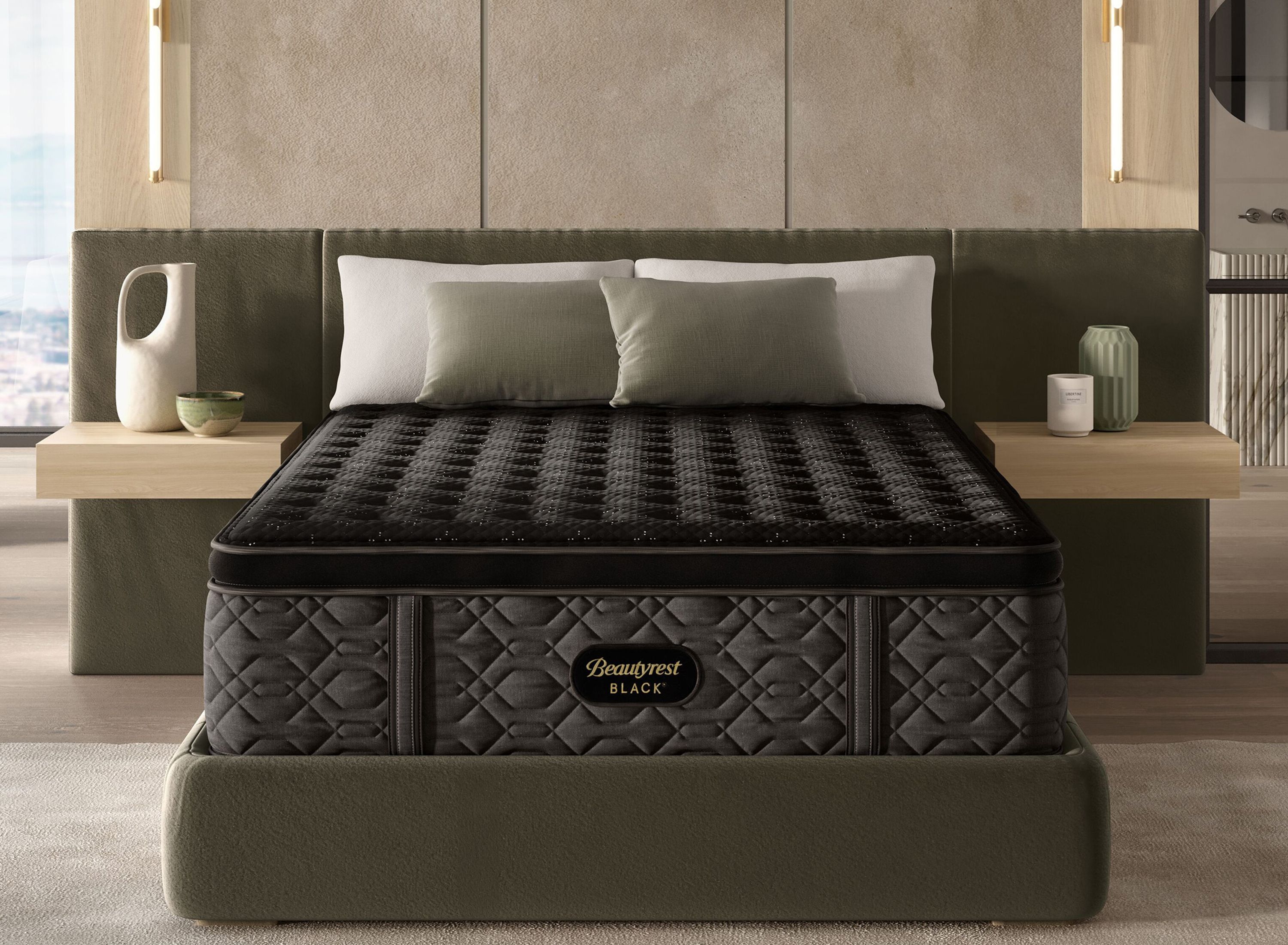 Beautyrest Black Series Three Firm Pillow Top Mattress | Raymour & Flanigan