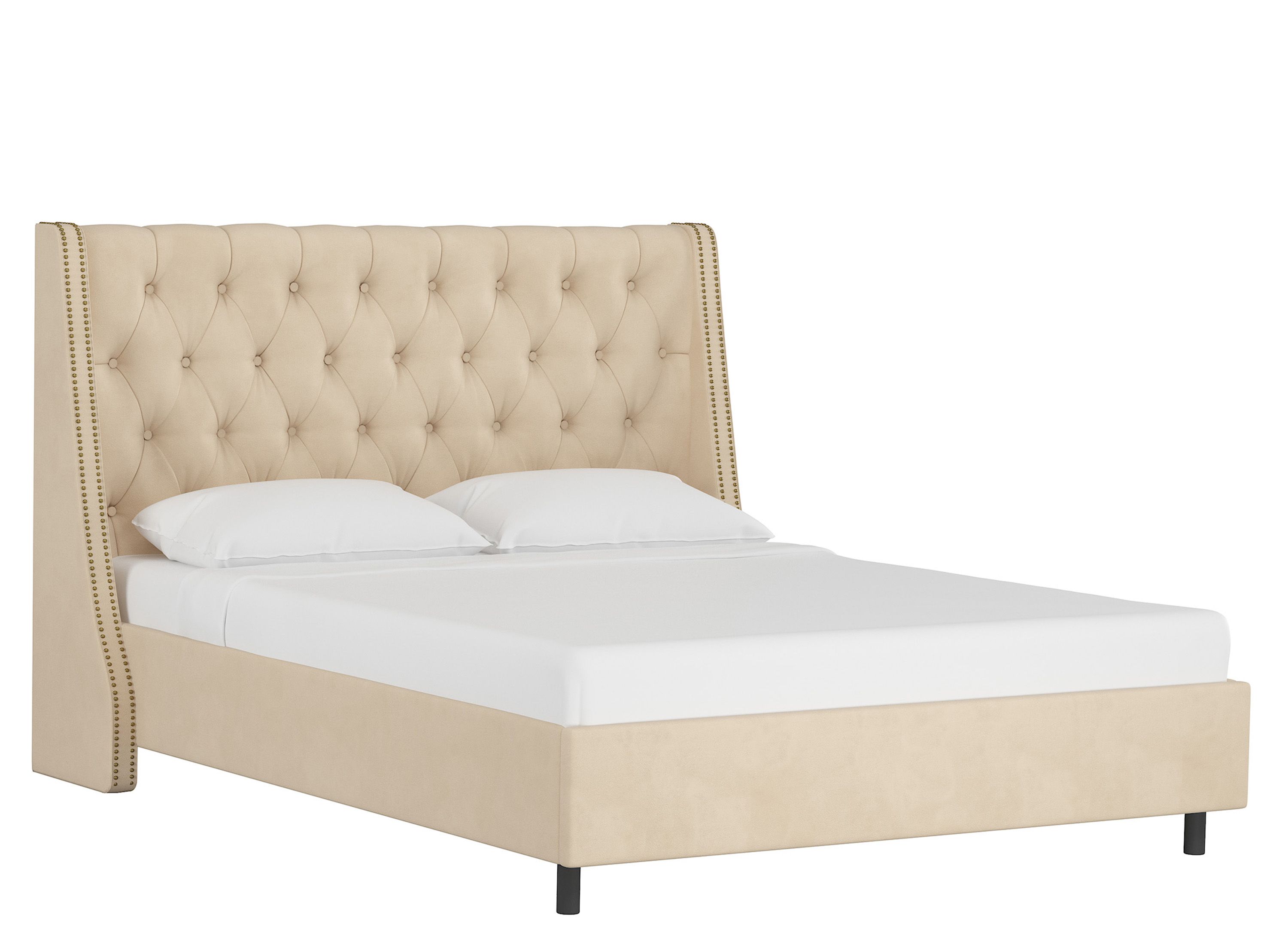 Sheridan Wingback Platform Bed | Raymour & Flanigan