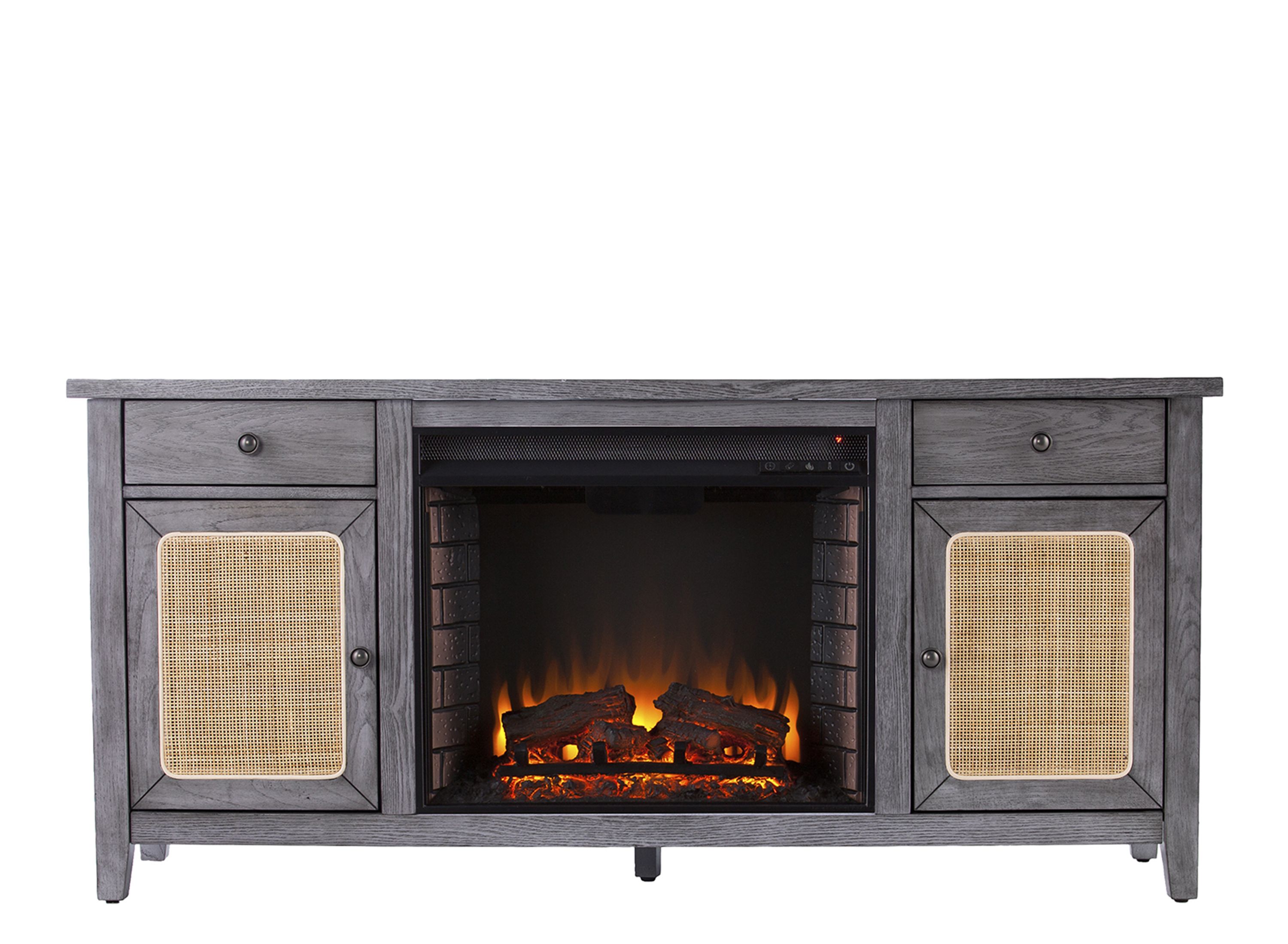 Raegan Electric Fireplace Media Console Raymour & Flanigan