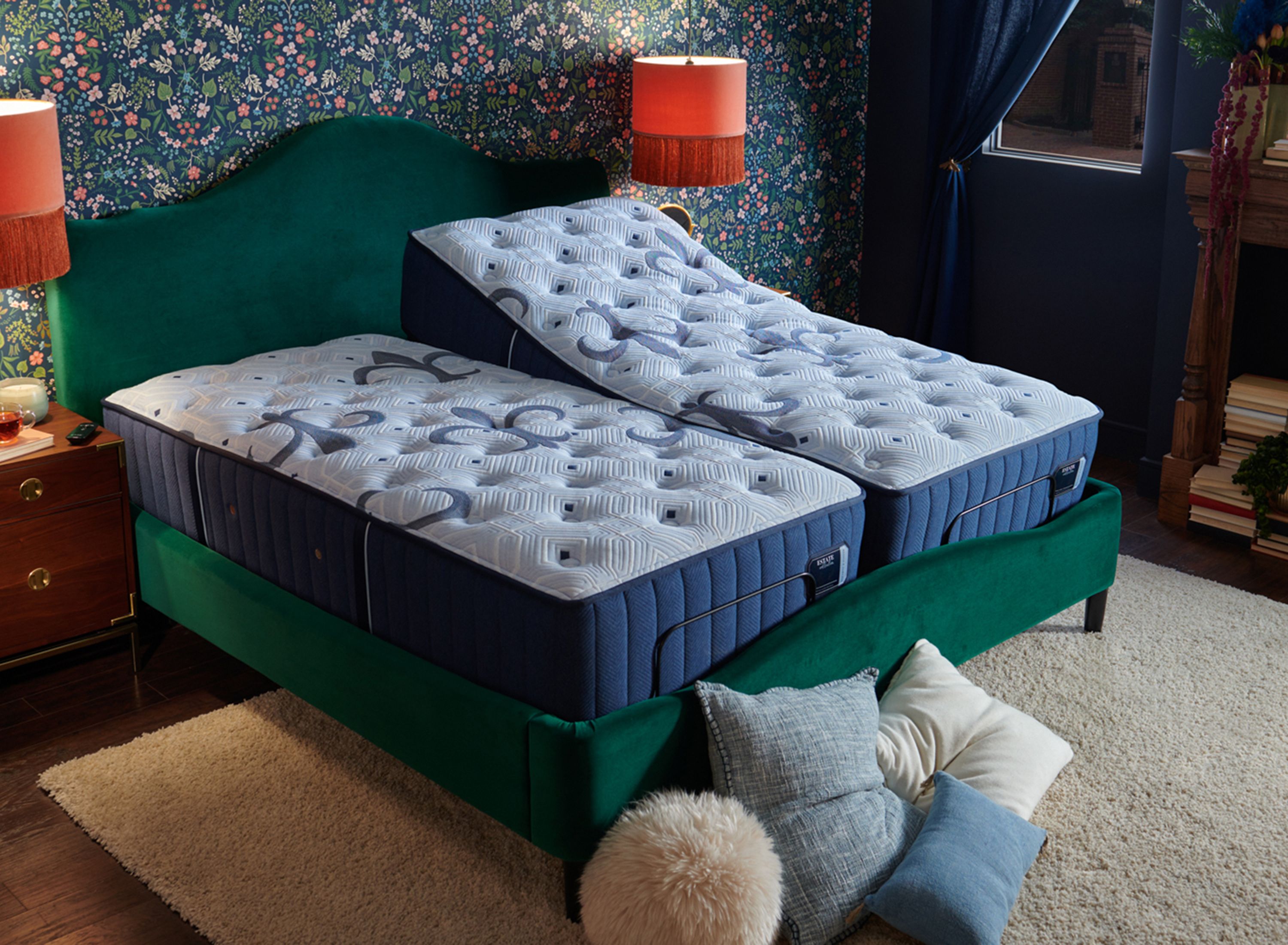 Stearns & Foster Estate Split California King Ultra Firm Mattress Set