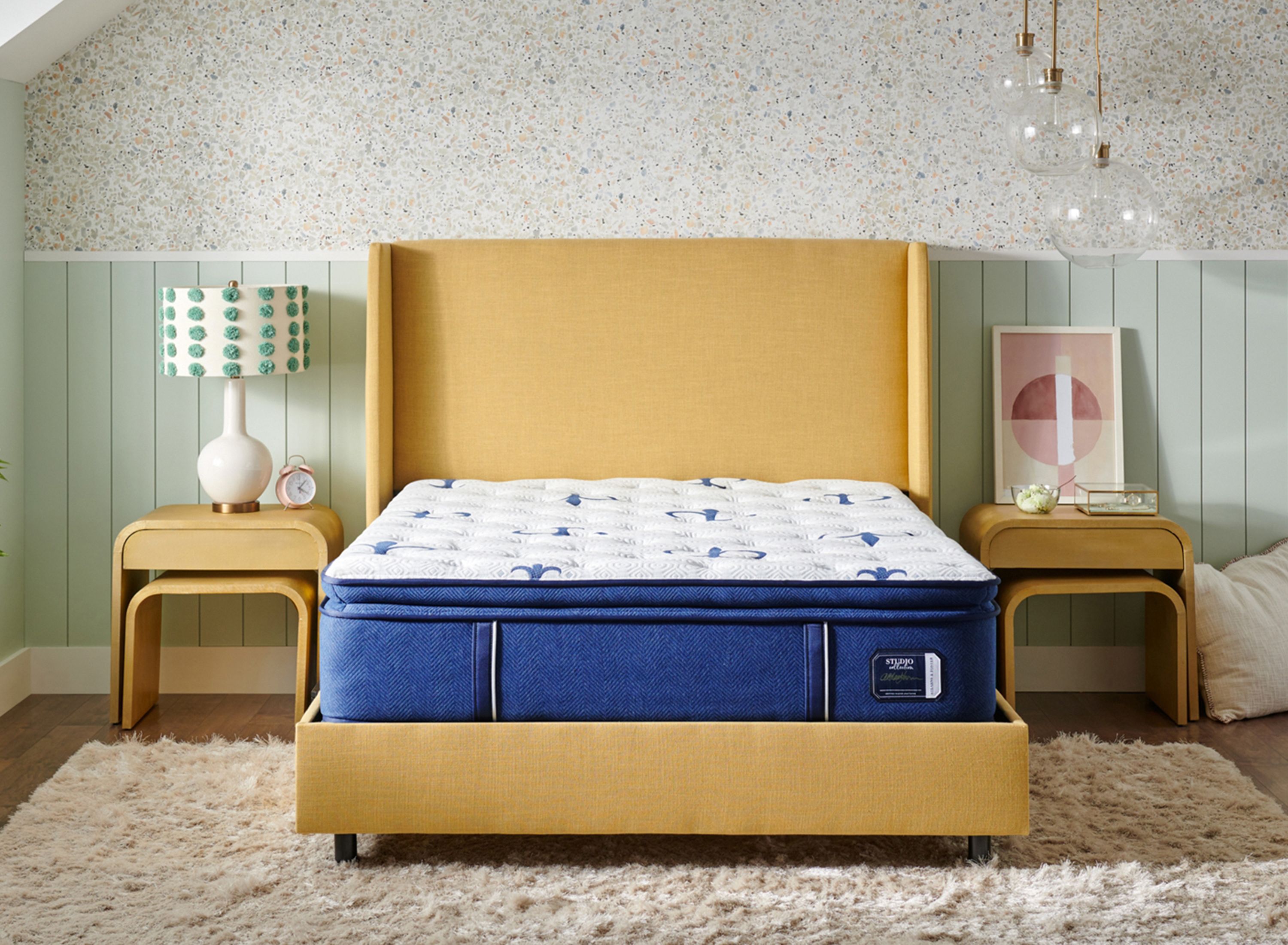 Stearns & Foster Studio Medium Euro Pillow Top Mattress Raymour