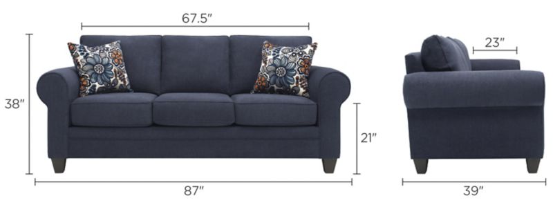 Moxie Sofa Dimensions