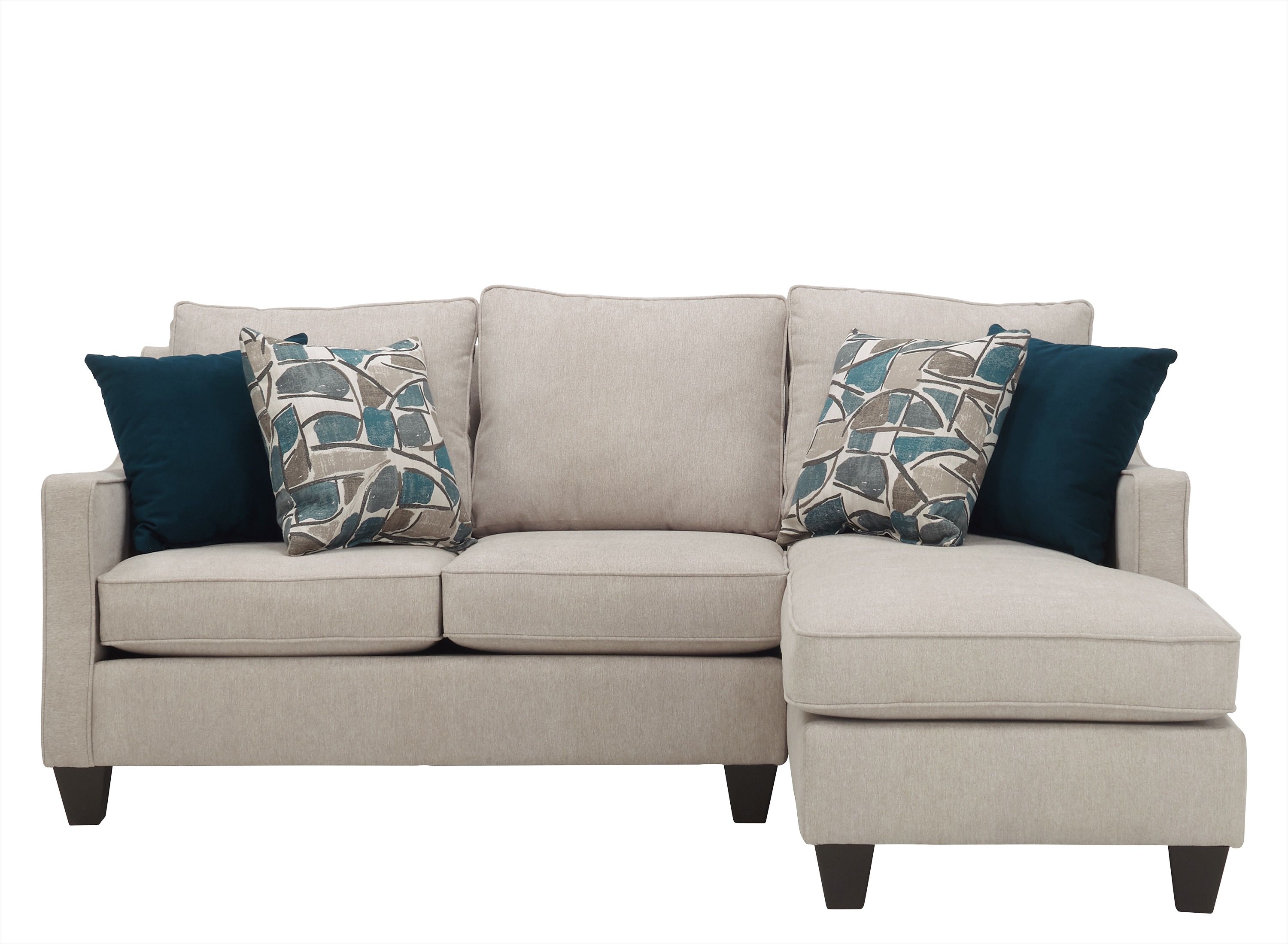 Ezra 2pc. Chenille Sectional Sofa Raymour & Flanigan