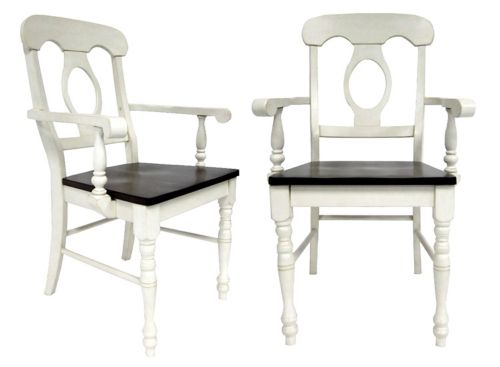 Fenway Napoleon Dining Chair With Arms, Napoleon Dining Chairs With Arms And Legs