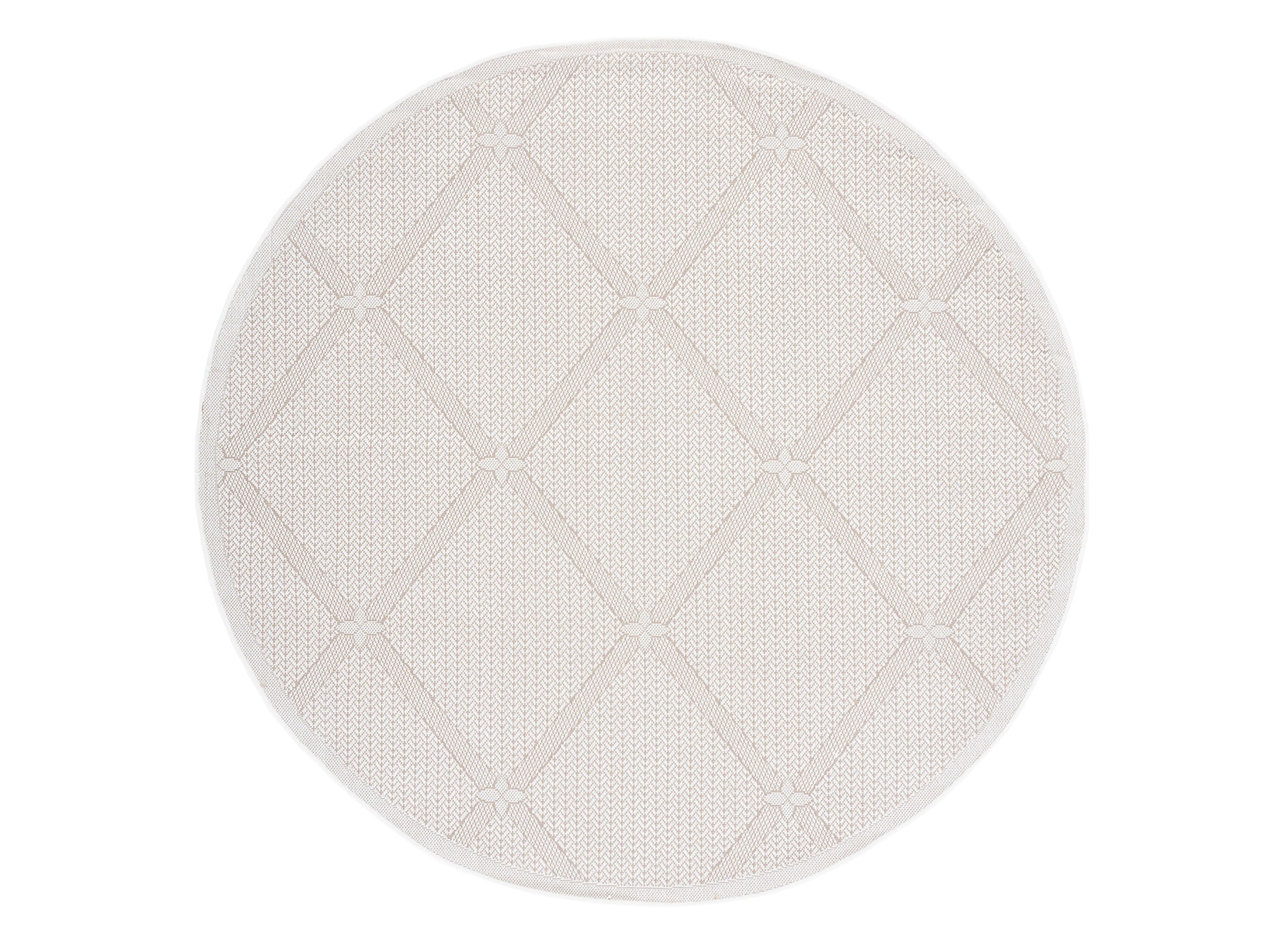 Bermuda Wide Diamond Indoor/Outdoor Round Area Rug | Raymour & Flanigan ...