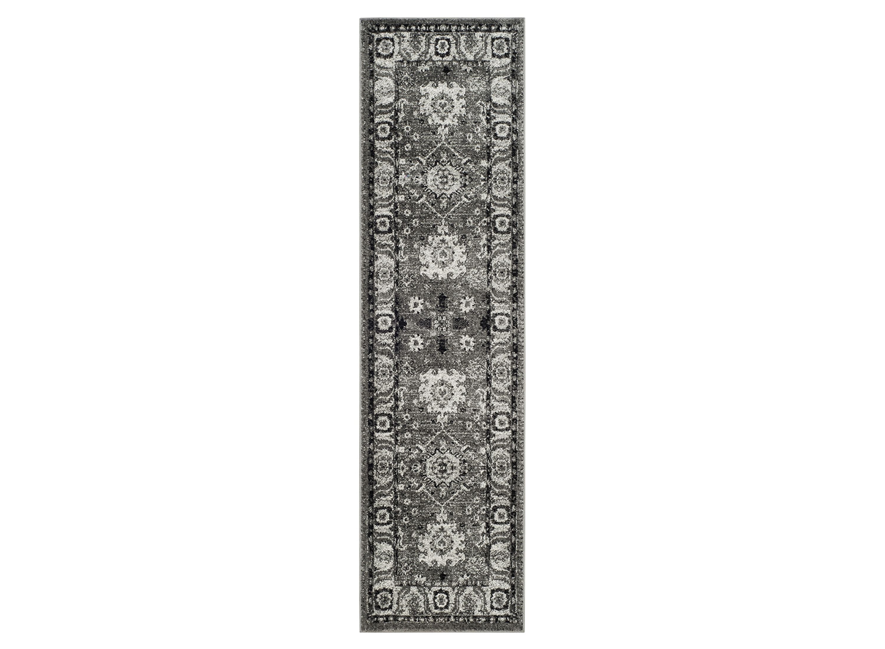 Avicenna Grey Runner Rug Raymour & Flanigan Raymour & Flanigan