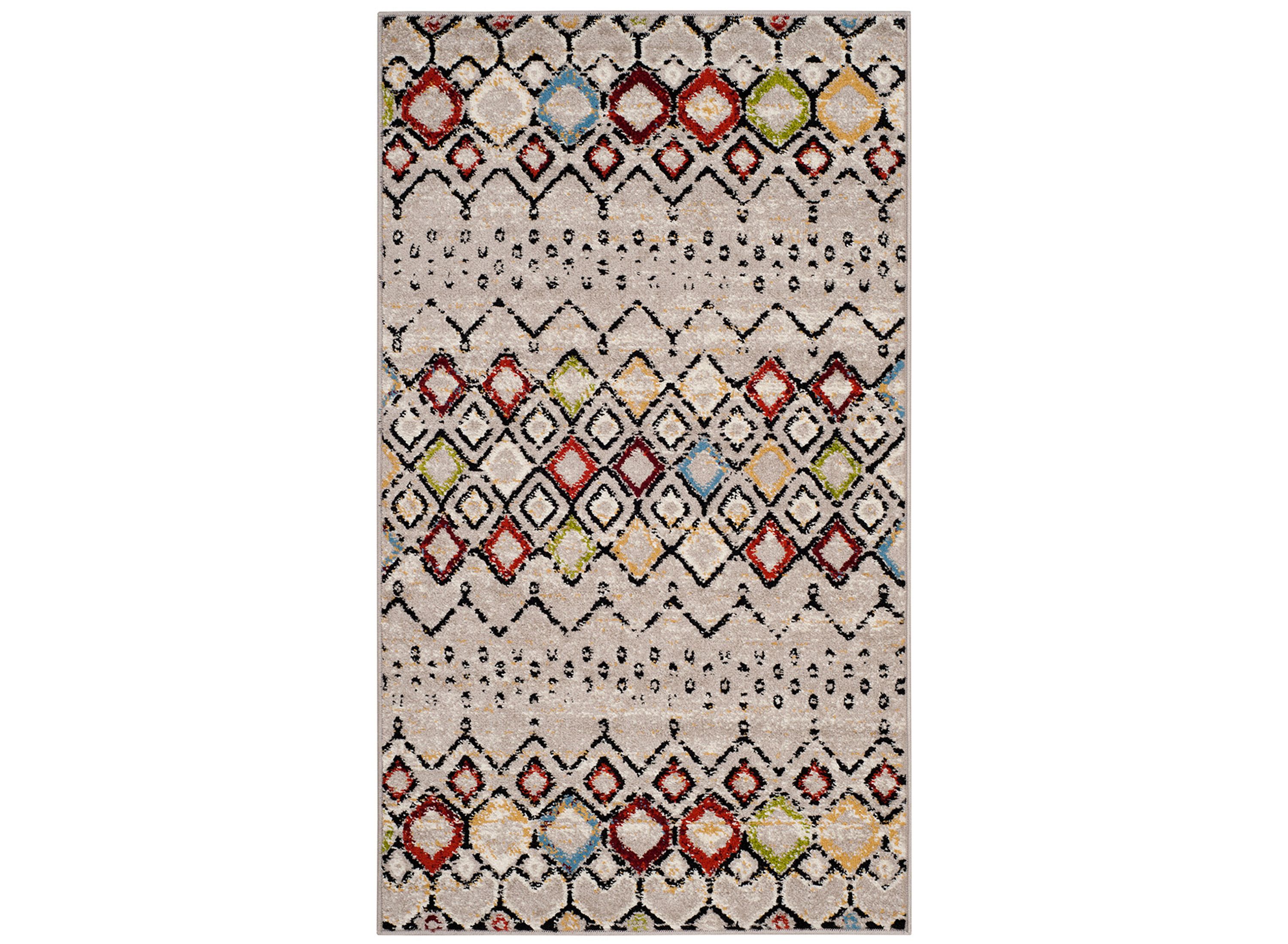 Halen Gray Area Rug Raymour & Flanigan Raymour & Flanigan