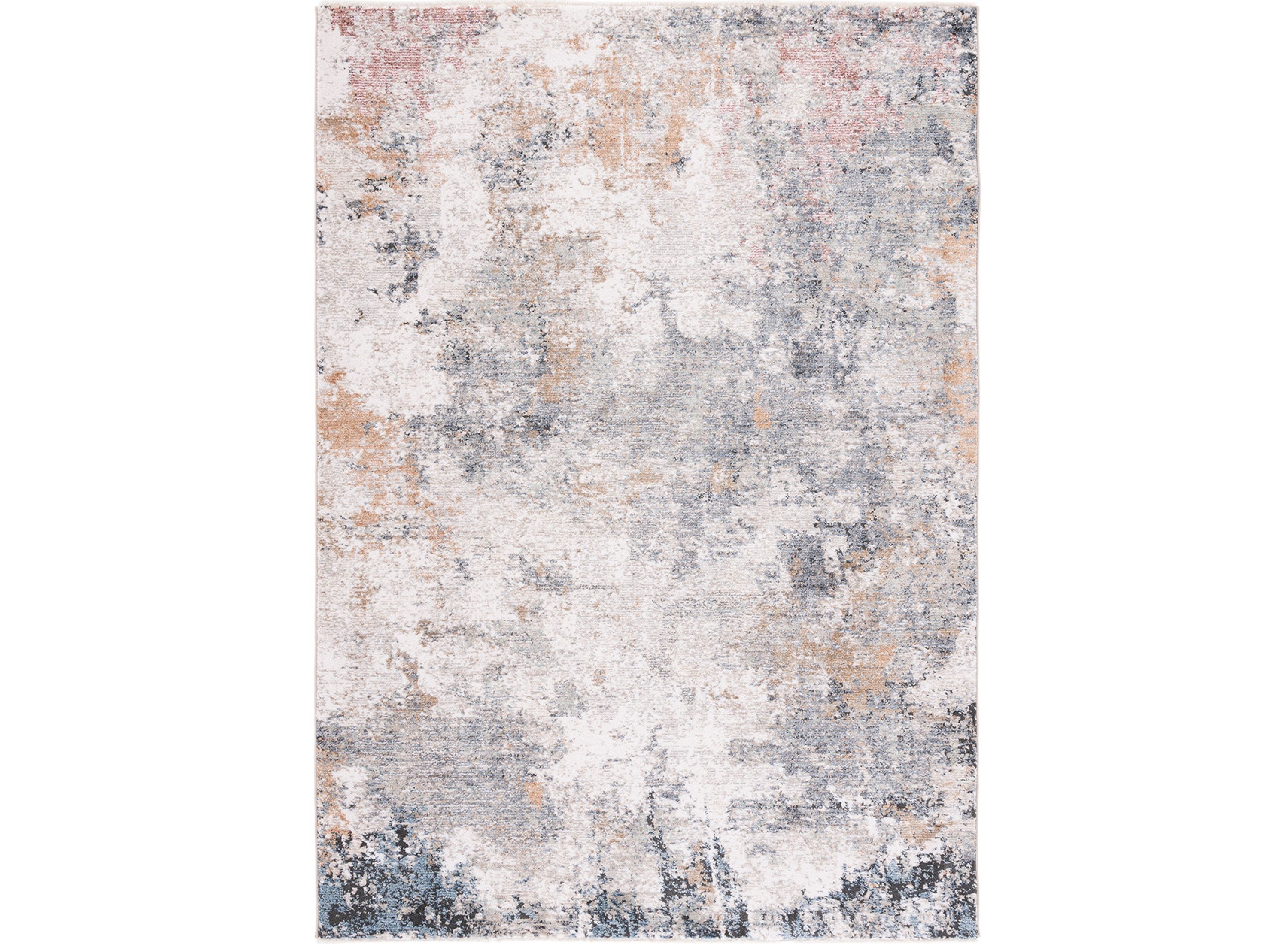 Jasmine Gray & Taupe Rug Raymour & Flanigan Raymour & Flanigan