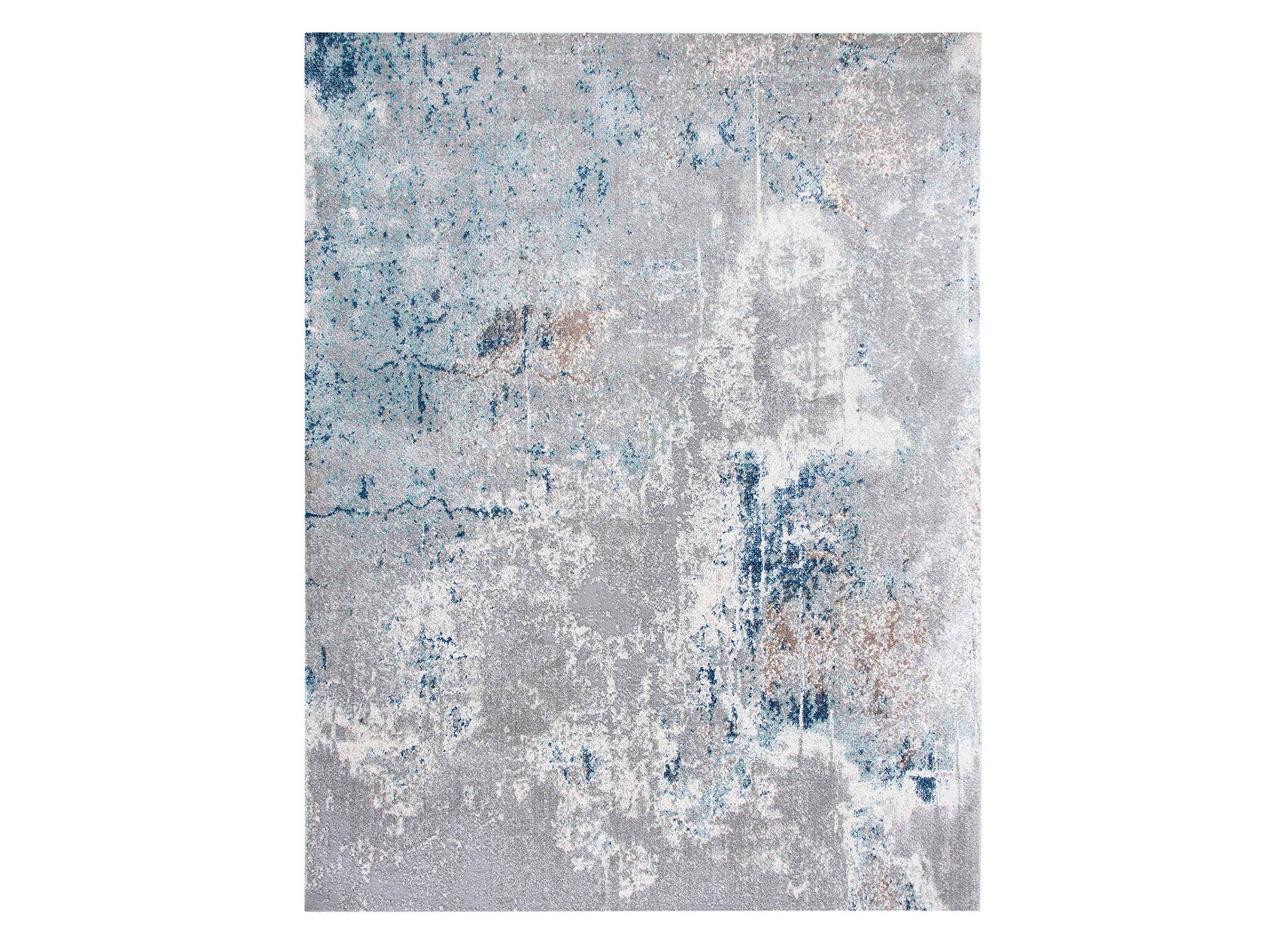 Osbourne Gray & Blue Area Rug Raymour & Flanigan Raymour & Flanigan