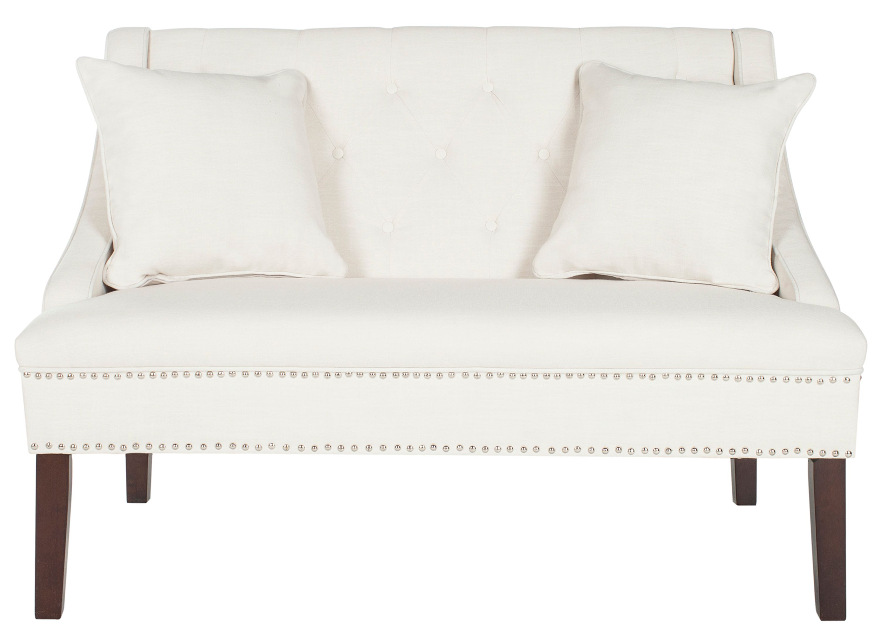 Monroe Linen Settee Raymour & Flanigan