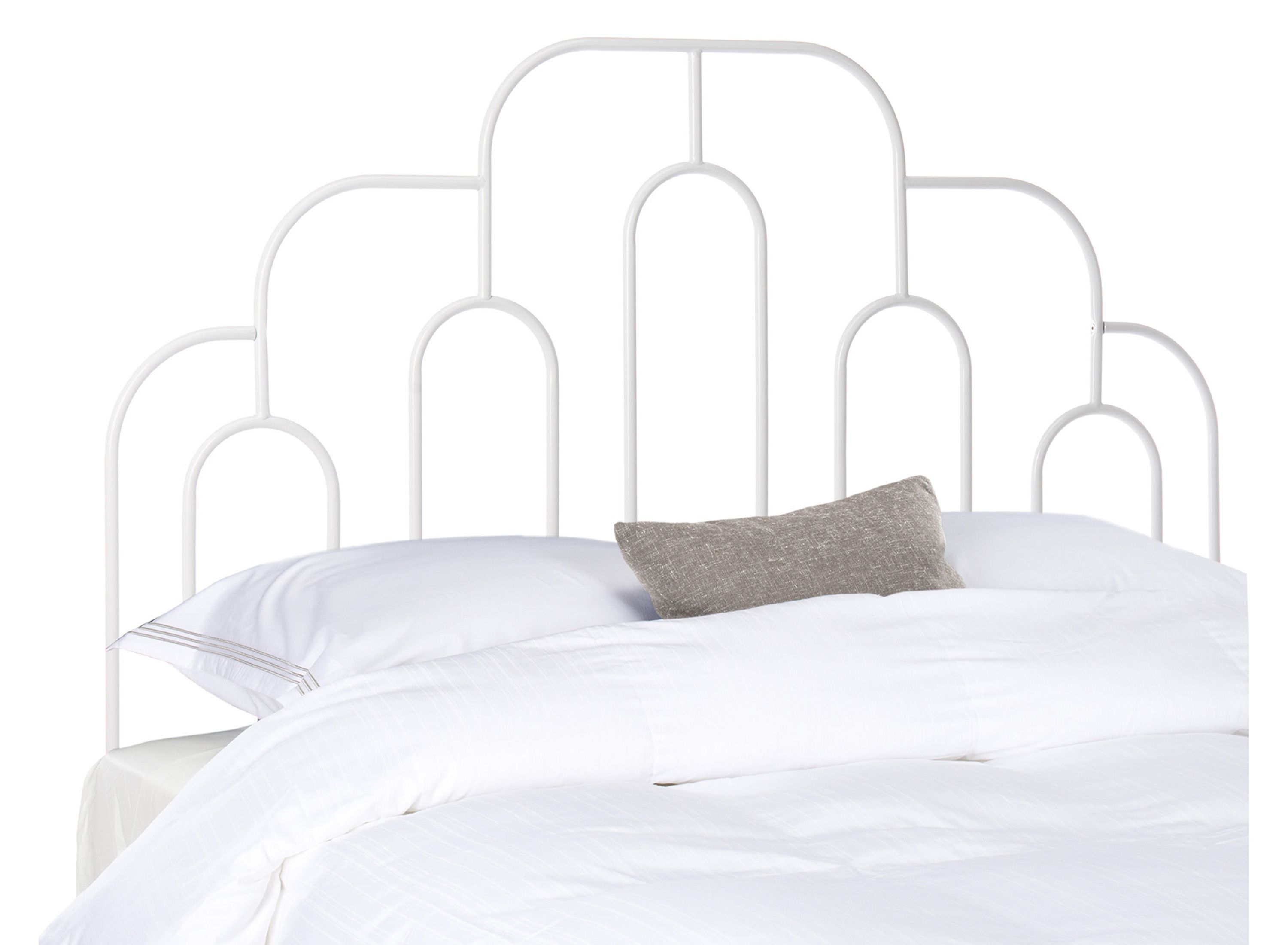 Paloma Retro Full Metal Headboard Raymour & Flanigan Raymour & Flanigan
