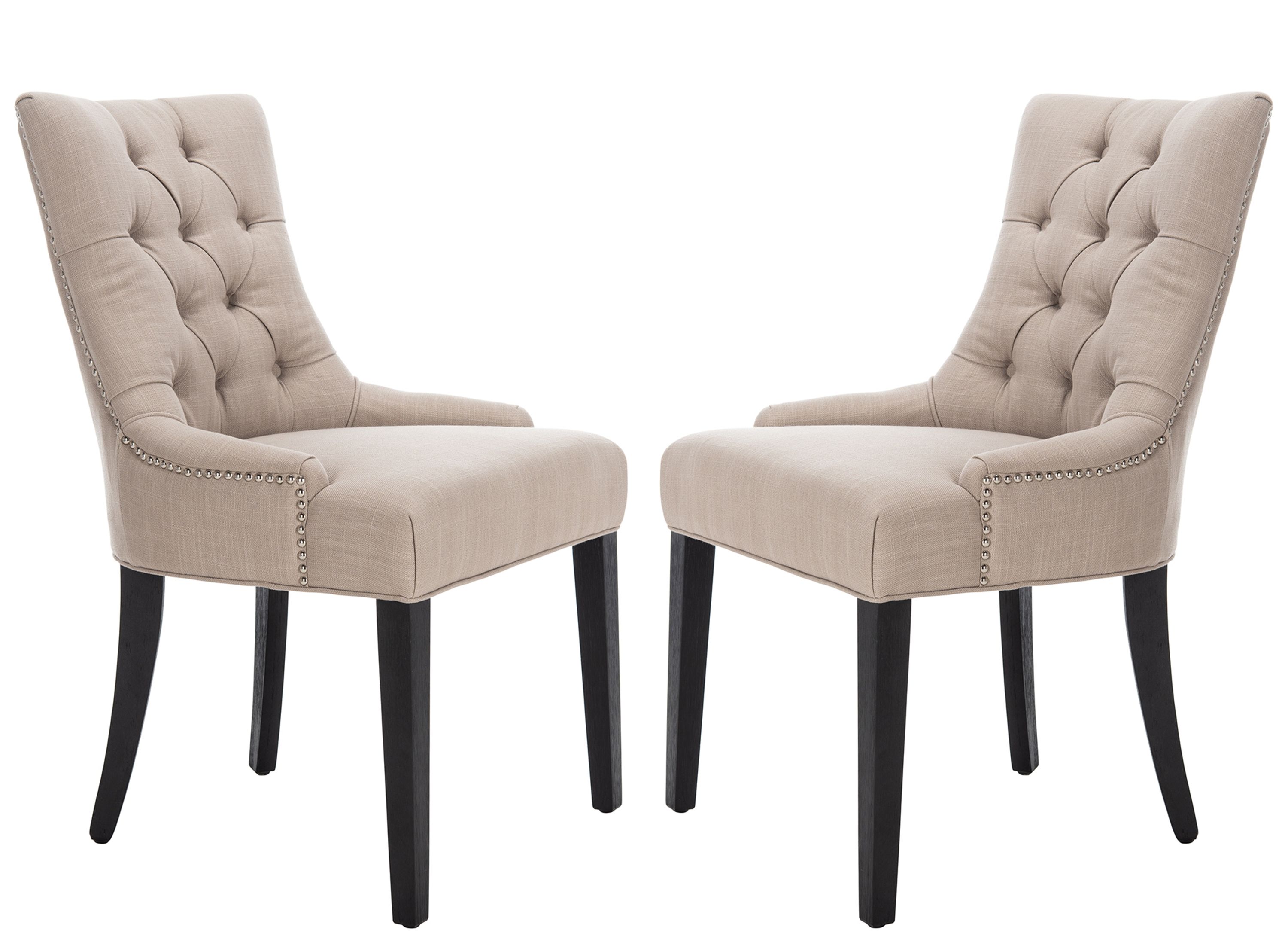 Abby Tufted Dining Chair Set of 2 Raymour & Flanigan